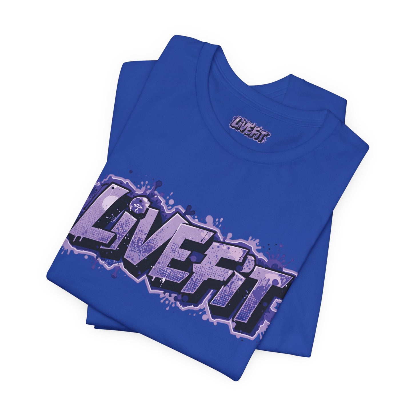 Live Fit Unisex Tee - Fitness Shirt - Motivational Graphic Tee - Workout Apparel - Casual Wear - Gift for Gym Lovers - Active Lifestyle -