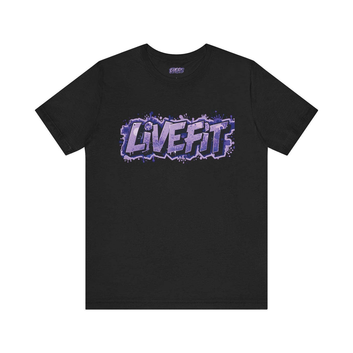 Live Fit Unisex Tee - Fitness Shirt - Motivational Graphic Tee - Workout Apparel - Casual Wear - Gift for Gym Lovers - Active Lifestyle -