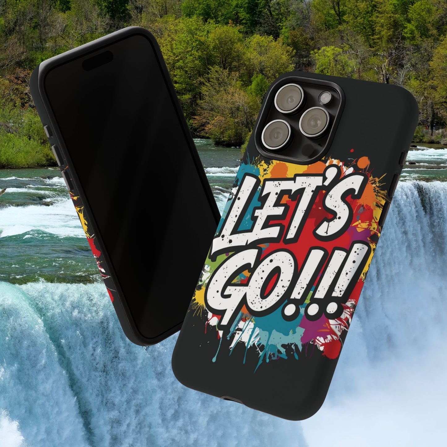 π₯Phone Case π₯ Colorful π₯ Let's Go! π₯ Tough Phone Case π₯ Vibrant Design π₯ iPhones 15 & 16 π₯ Birthday Gift π₯