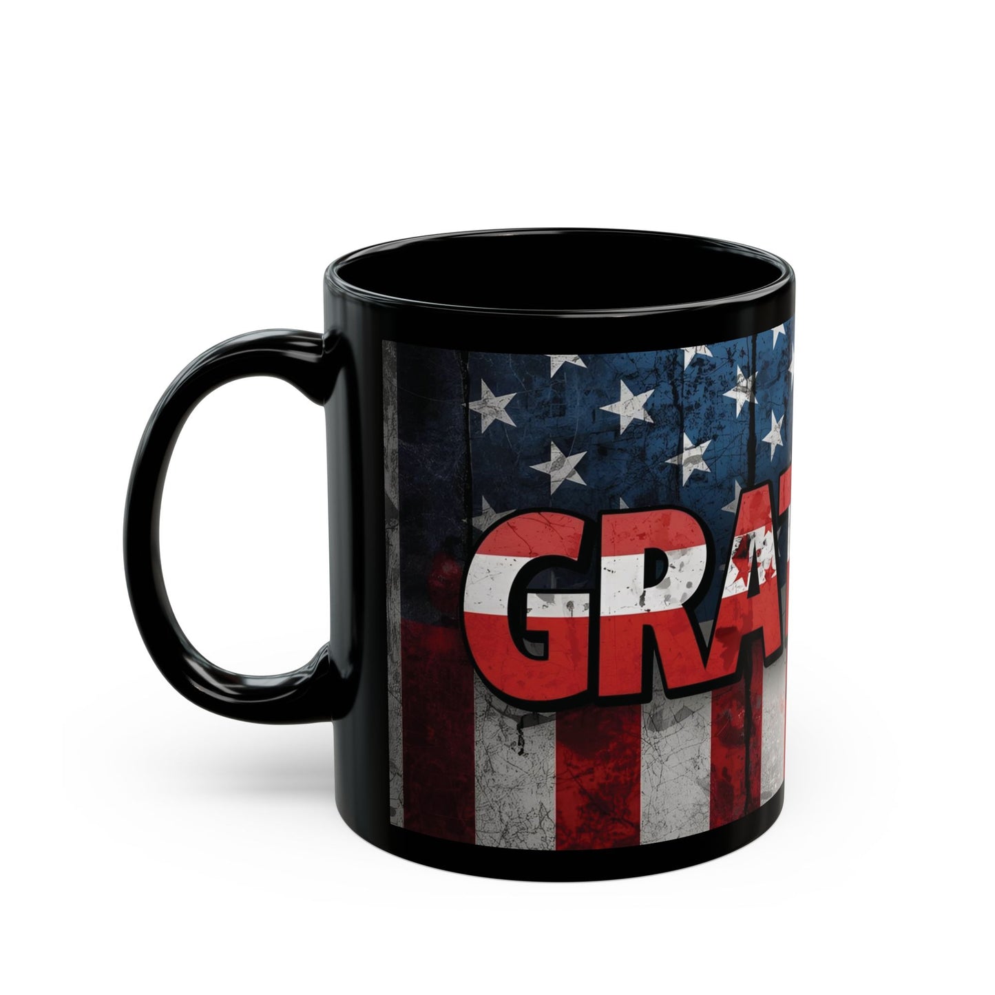 Patriotic Grateful Mug - 11oz & 15oz, Perfect Gift for Veterans, Independence Day Decor, Coffee Lovers, Home & Office