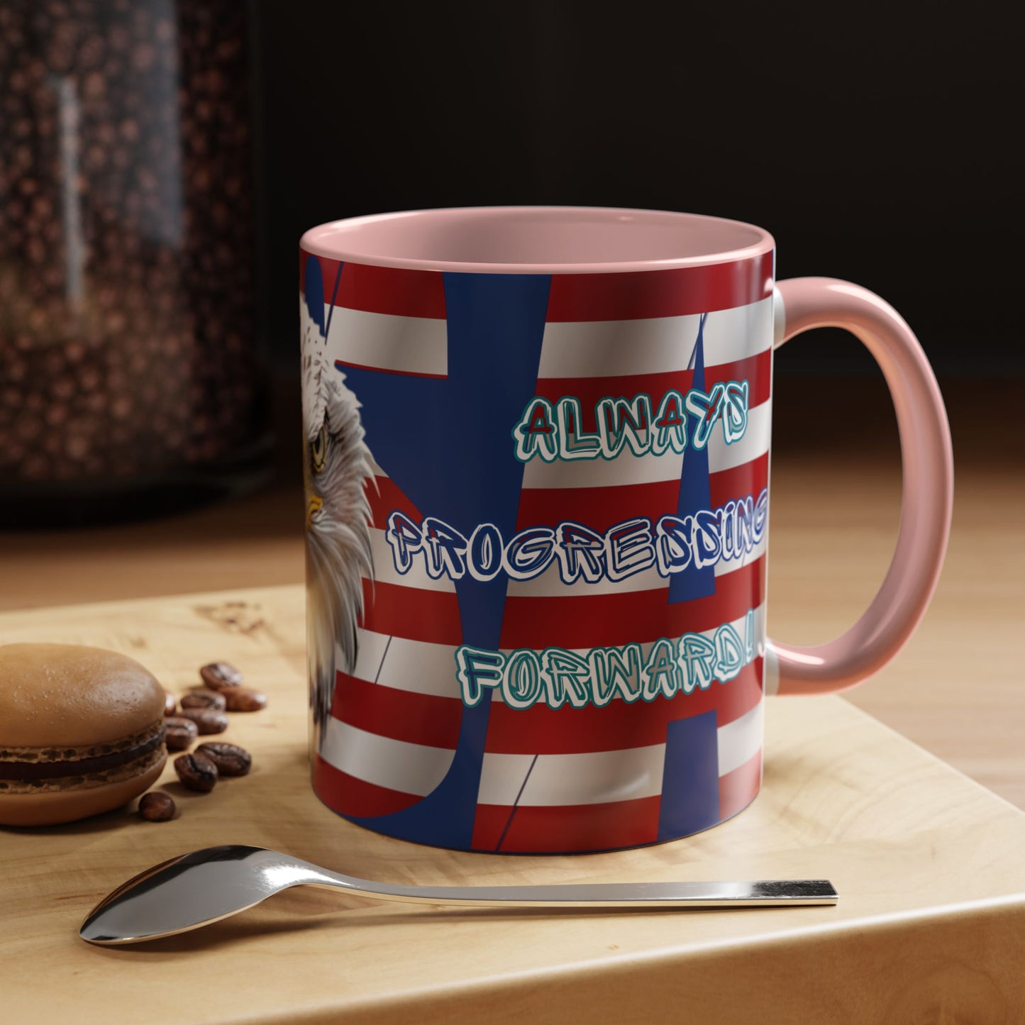 πΊπΈ Eye-Catching πΊπΈ Patriotic πΊπΈ Bald Eagle πΊπΈ Red White & Blue πΊπΈ USA πΊπΈ Accent Coffee Mug πΊπΈπΊπΈ 11oz & πΊπΈ 15oz πΊπΈ Sizes πΊπΈ 8 Color Options πΊπΈ Red πΊπΈ Black πΊπΈ Light Blue πΊπΈ Yellow πΊπΈ Orange πΊπΈ Navy πΊπΈ Pink πΊπΈ Purple