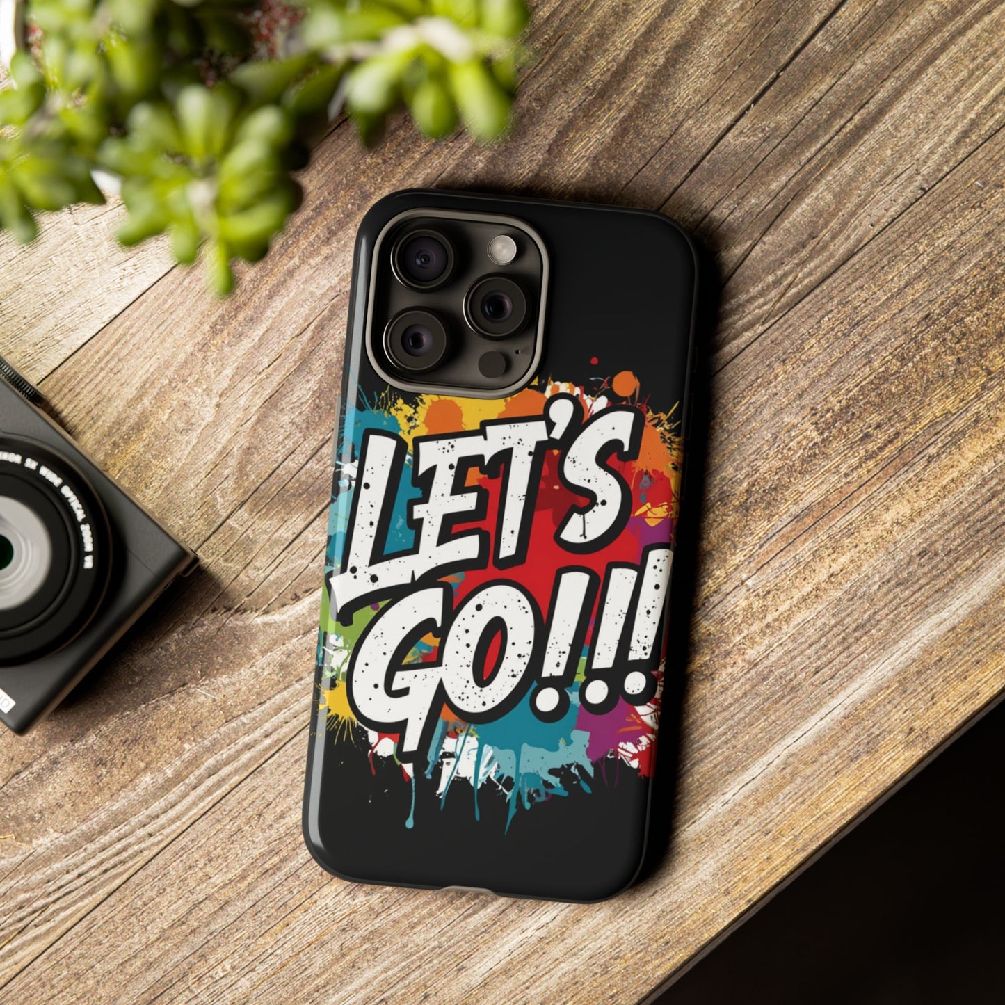 π₯Phone Case π₯ Colorful π₯ Let's Go! π₯ Tough Phone Case π₯ Vibrant Design π₯ iPhones 15 & 16 π₯ Birthday Gift π₯