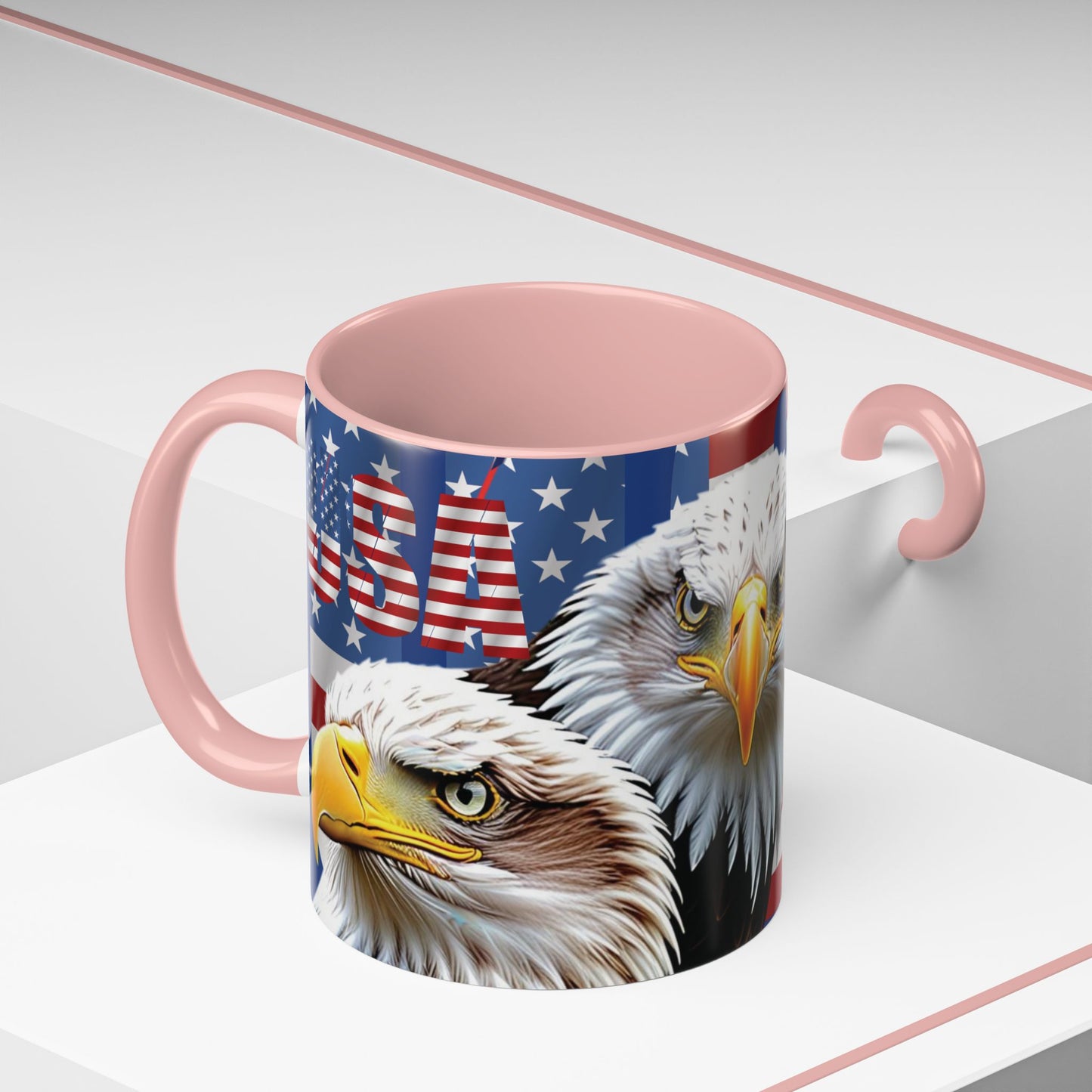 πΊπΈ Eye-Catching πΊπΈ Patriotic πΊπΈ Bald Eagle πΊπΈ Red White & Blue πΊπΈ USA πΊπΈ Accent Coffee Mug πΊπΈπΊπΈ 11oz & πΊπΈ 15oz πΊπΈ Sizes πΊπΈ 8 Color Options πΊπΈ Red πΊπΈ Black πΊπΈ Light Blue πΊπΈ Yellow πΊπΈ Orange πΊπΈ Navy πΊπΈ Pink πΊπΈ Purple