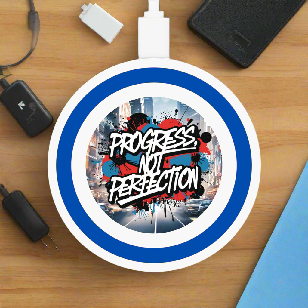 π₯ Wireless π₯ Charging Pad π₯ Progress Not Perfection π₯ Design π₯