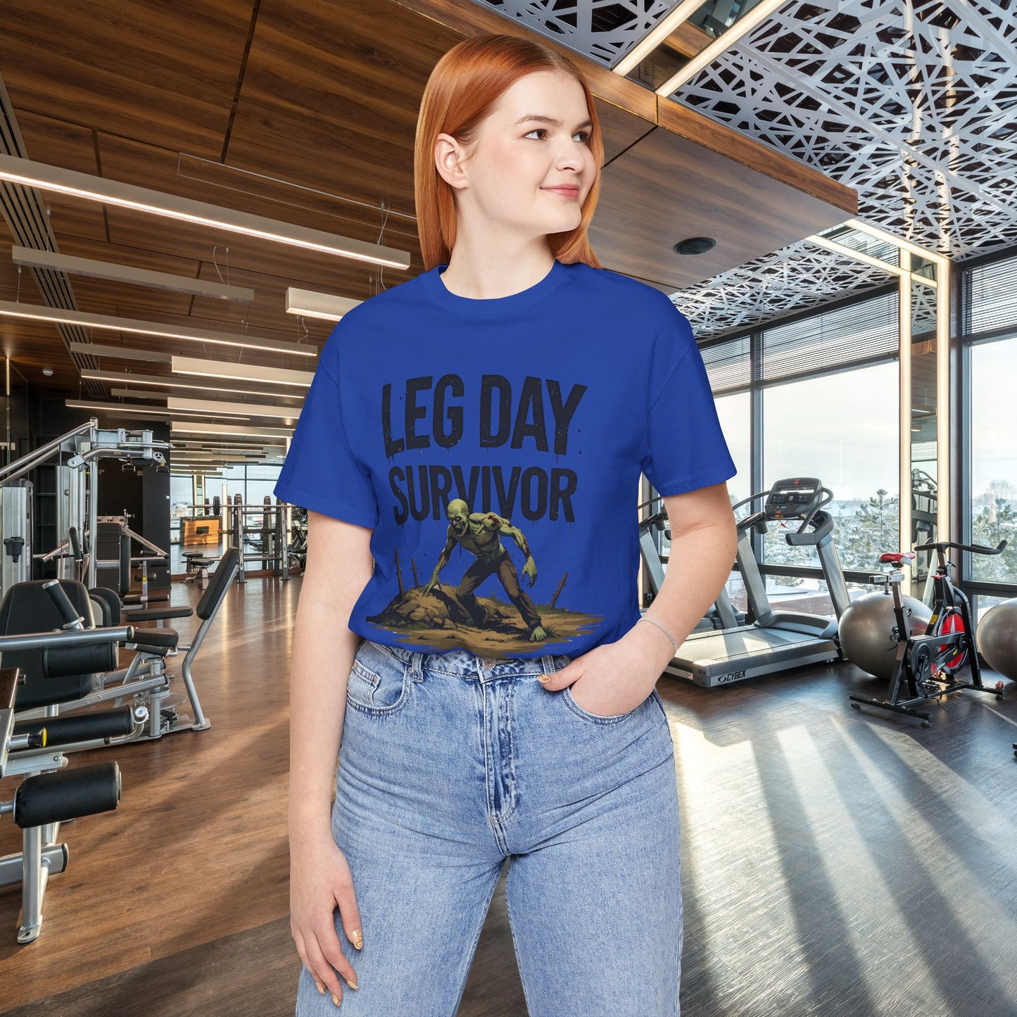 Leg Day Survivor Tee, Fitness Shirt, Workout Apparel, Gym Gift, Unisex Graphic Tee