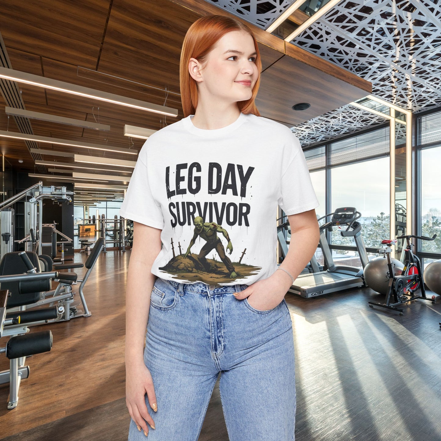 Leg Day Survivor Tee, Fitness Shirt, Workout Apparel, Gym Gift, Unisex Graphic Tee