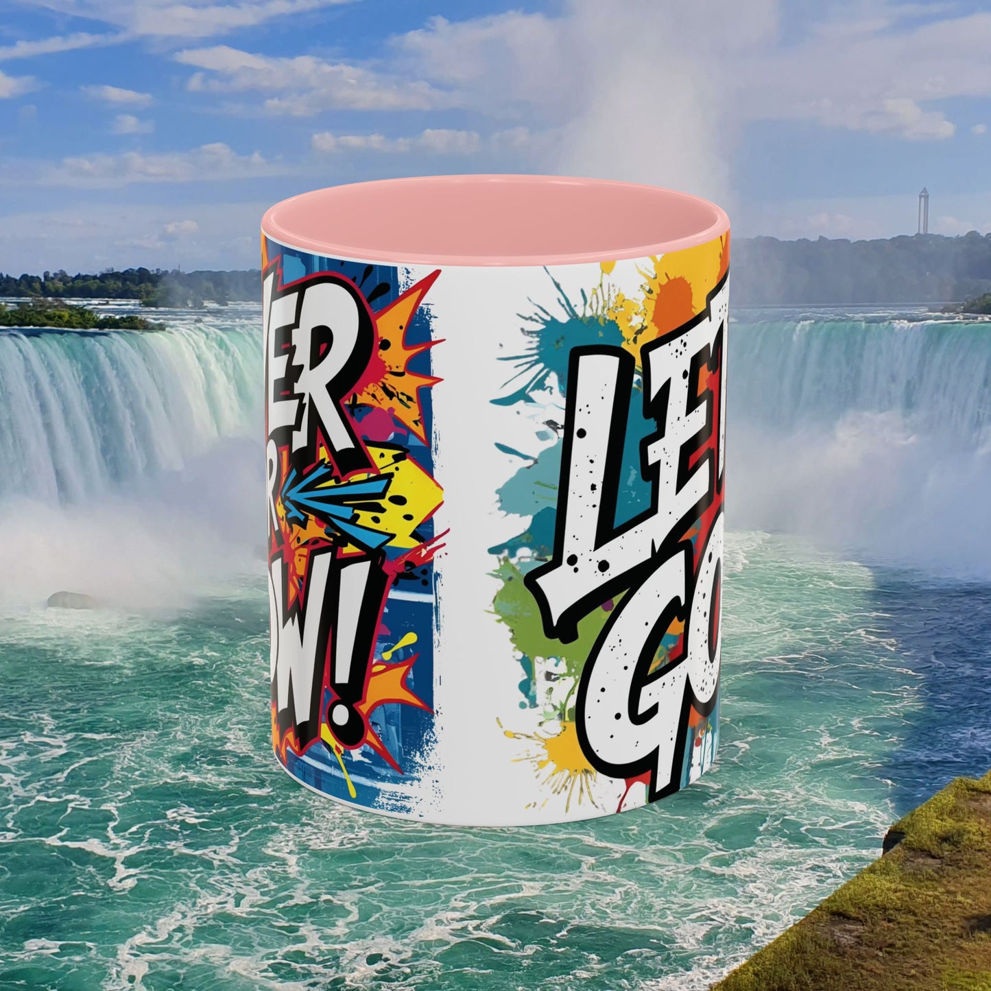 💥Vibrant 💥 Motivational 💥 Ceramic 💥 Coffee Mug 💥 Let's Go! 💥 Never or Now💥 Sizes 11oz 15oz💥 8 Different Colors To Choose From💥