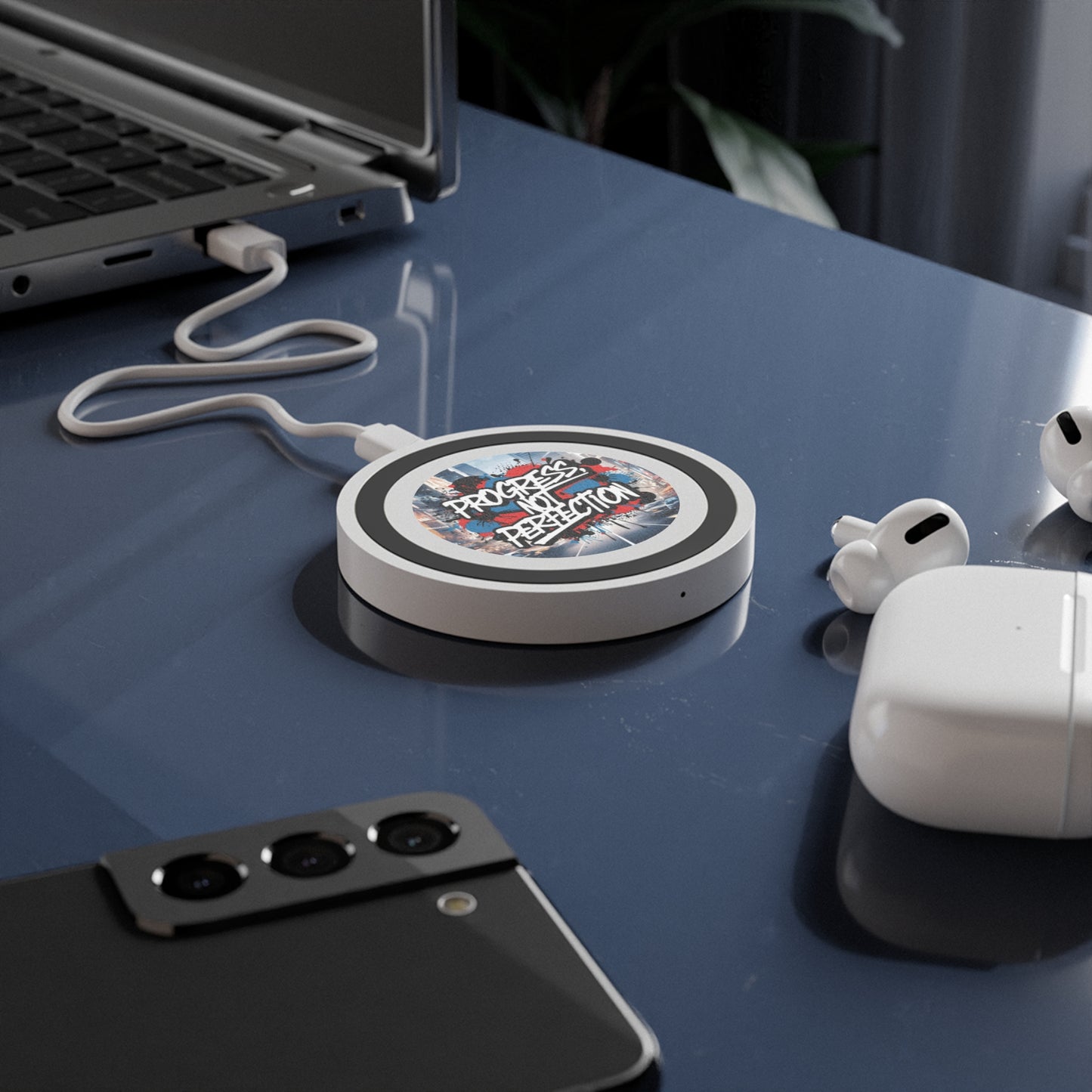 π₯ Wireless π₯ Charging Pad π₯ Progress Not Perfection π₯ Design π₯