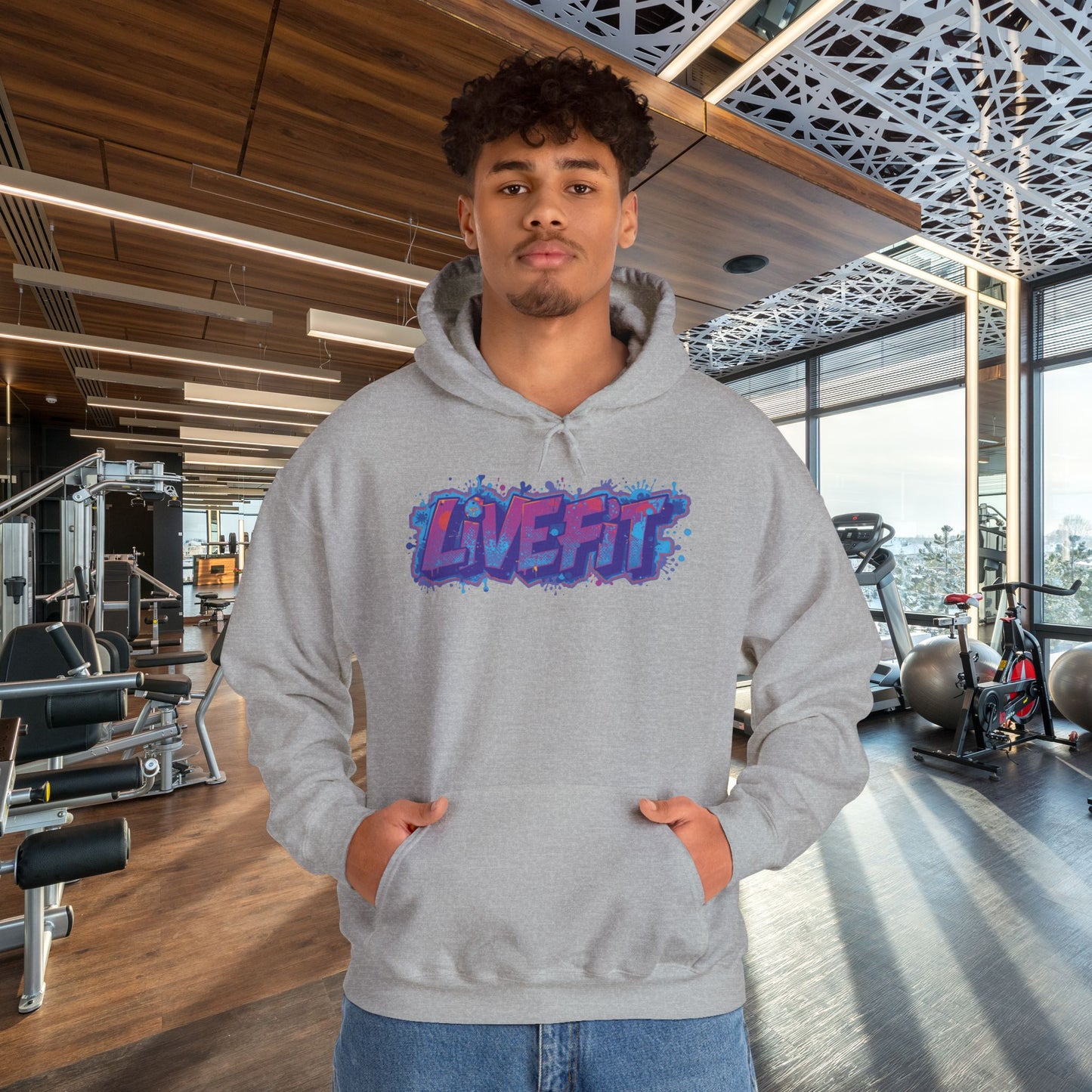 Live Fit - Hooded Sweatshirt - S - 5XL
