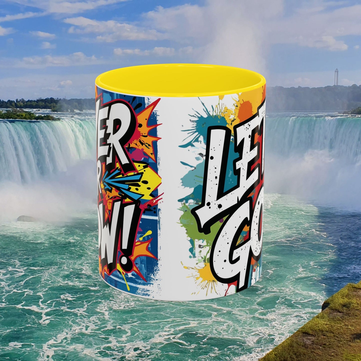 💥Vibrant 💥 Motivational 💥 Ceramic 💥 Coffee Mug 💥 Let's Go! 💥 Never or Now💥 Sizes 11oz 15oz💥 8 Different Colors To Choose From💥
