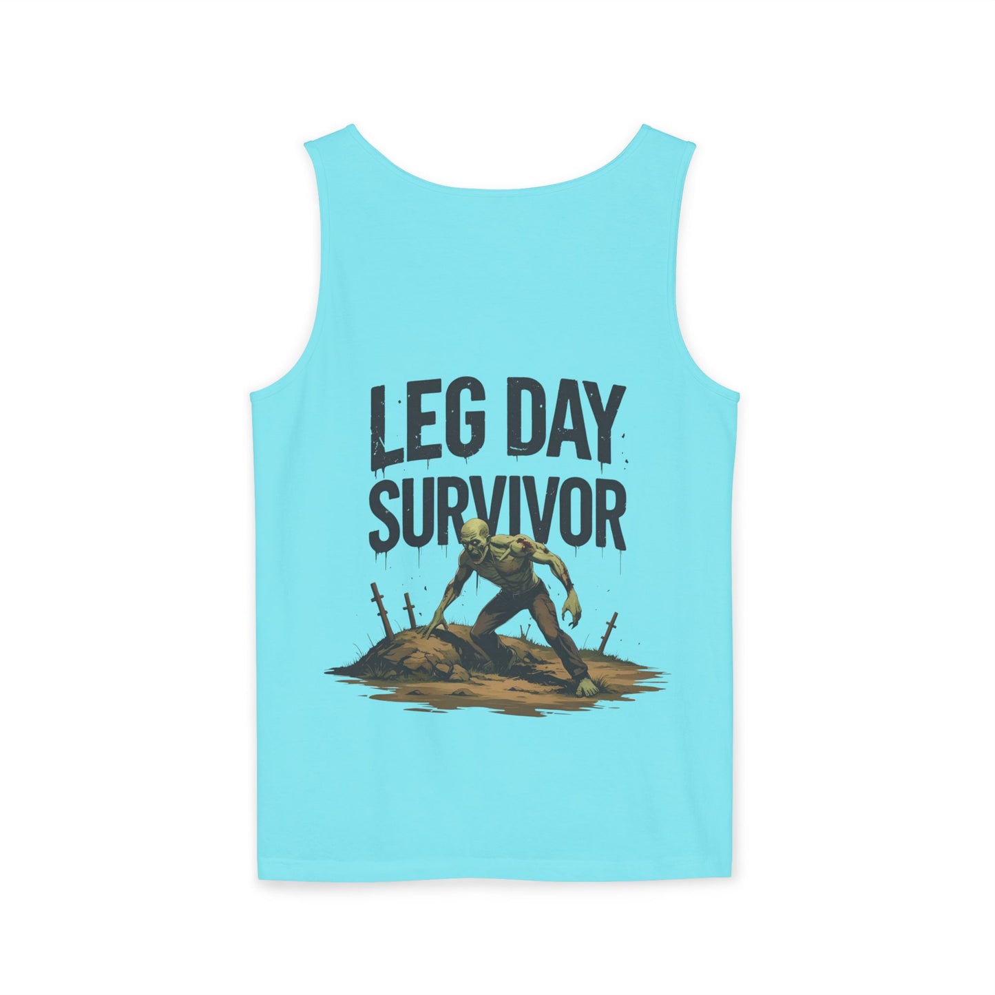 Leg Day Survivor Tank Top - Unisex Fitness Apparel, Gym Gear, Workout Clothing, Workout Gift, Funny Fitness Tee