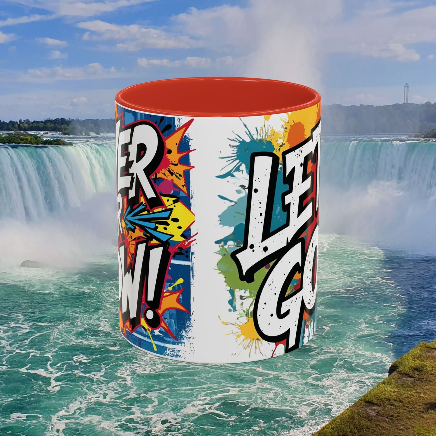 💥Vibrant 💥 Motivational 💥 Ceramic 💥 Coffee Mug 💥 Let's Go! 💥 Never or Now💥 Sizes 11oz 15oz💥 8 Different Colors To Choose From💥