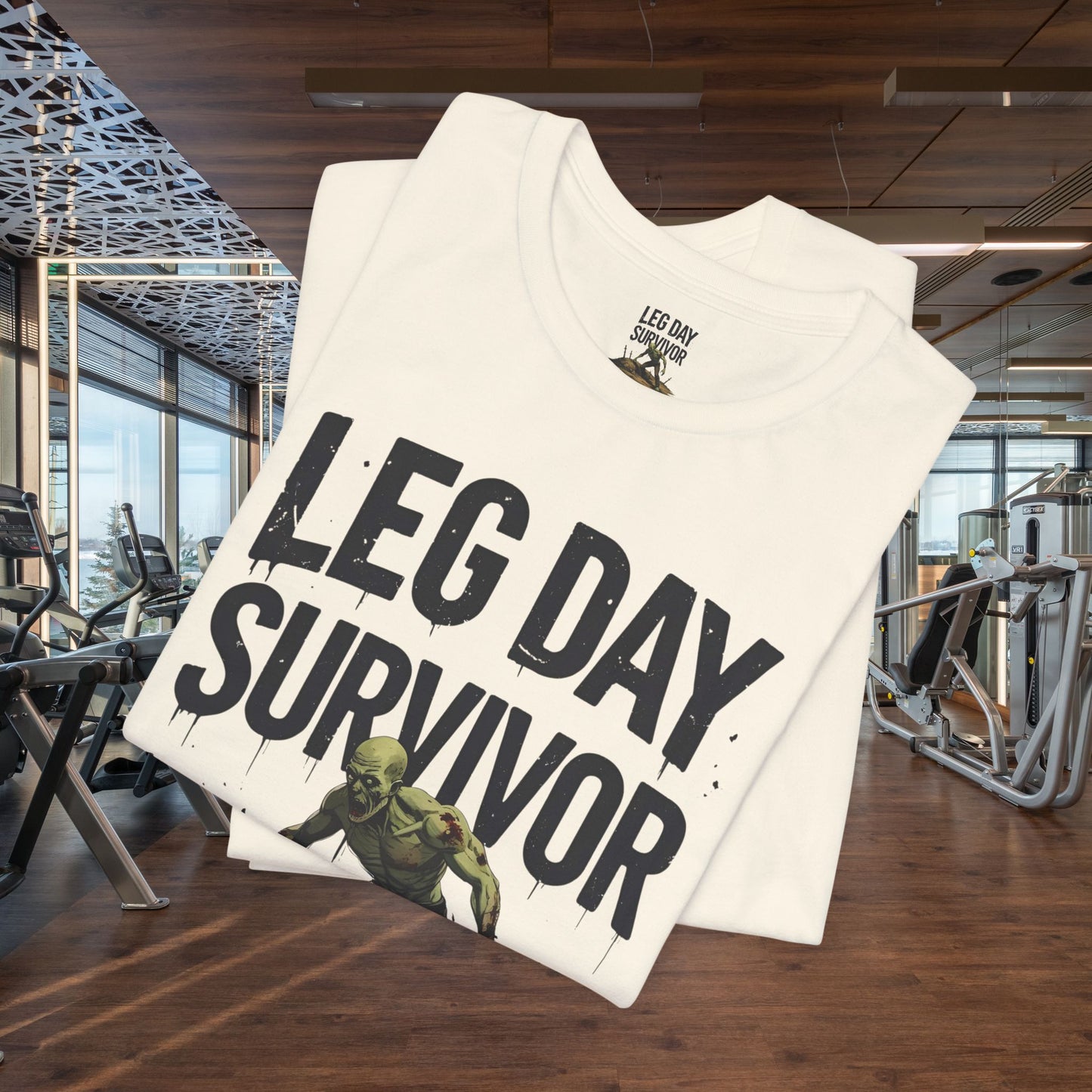 Leg Day Survivor Tee, Fitness Shirt, Workout Apparel, Gym Gift, Unisex Graphic Tee