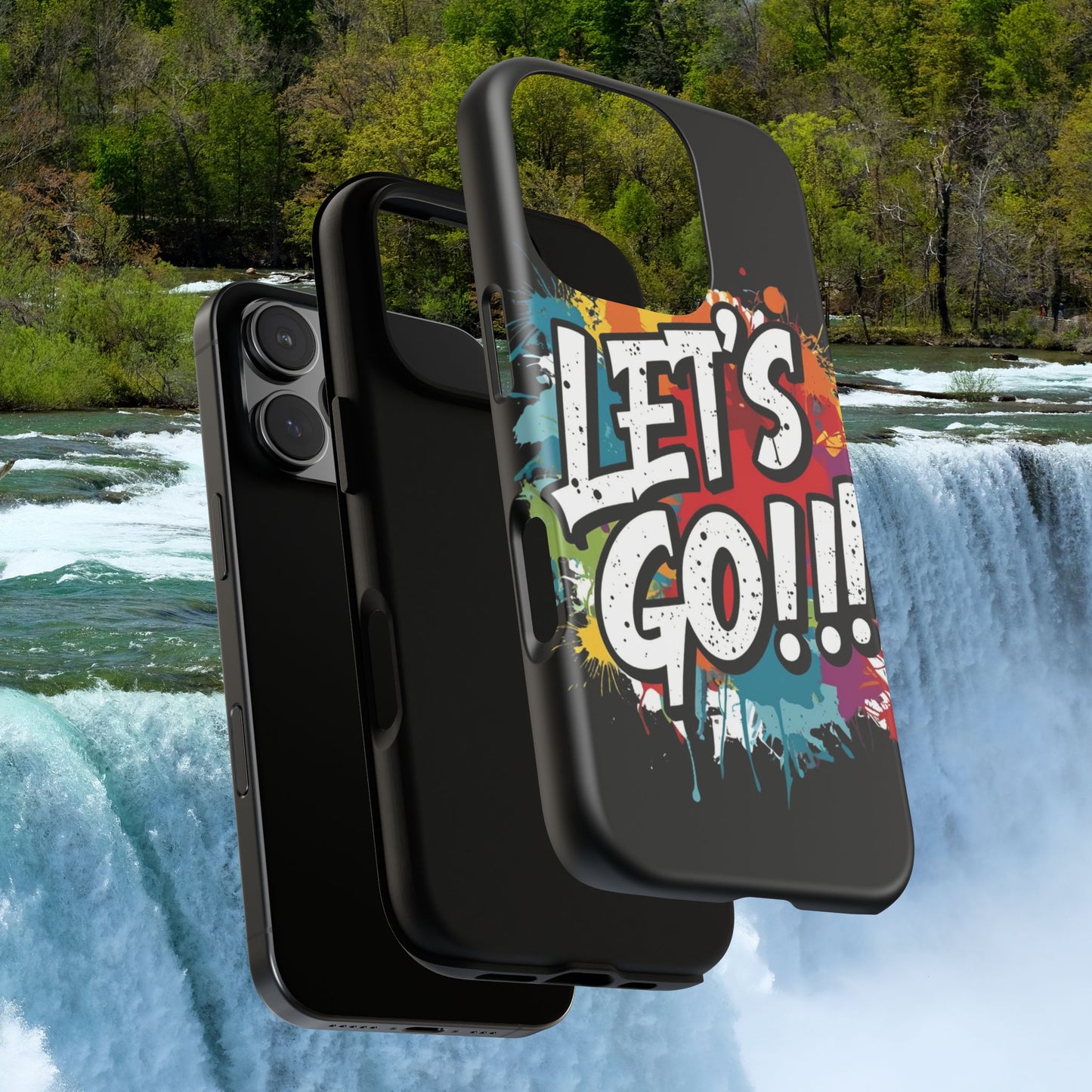 π₯Phone Case π₯ Colorful π₯ Let's Go! π₯ Tough Phone Case π₯ Vibrant Design π₯ iPhones 15 & 16 π₯ Birthday Gift π₯