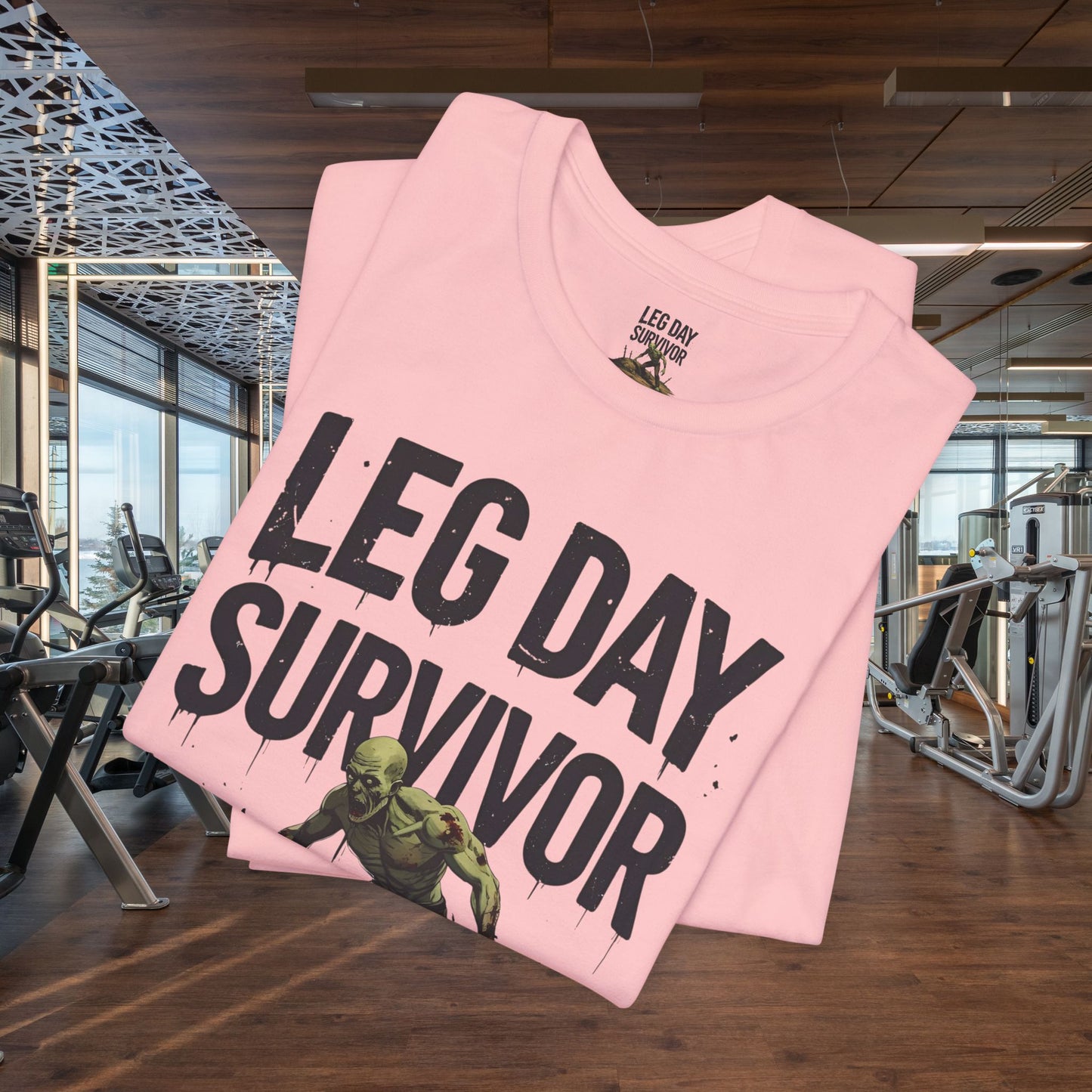 Leg Day Survivor Tee, Fitness Shirt, Workout Apparel, Gym Gift, Unisex Graphic Tee