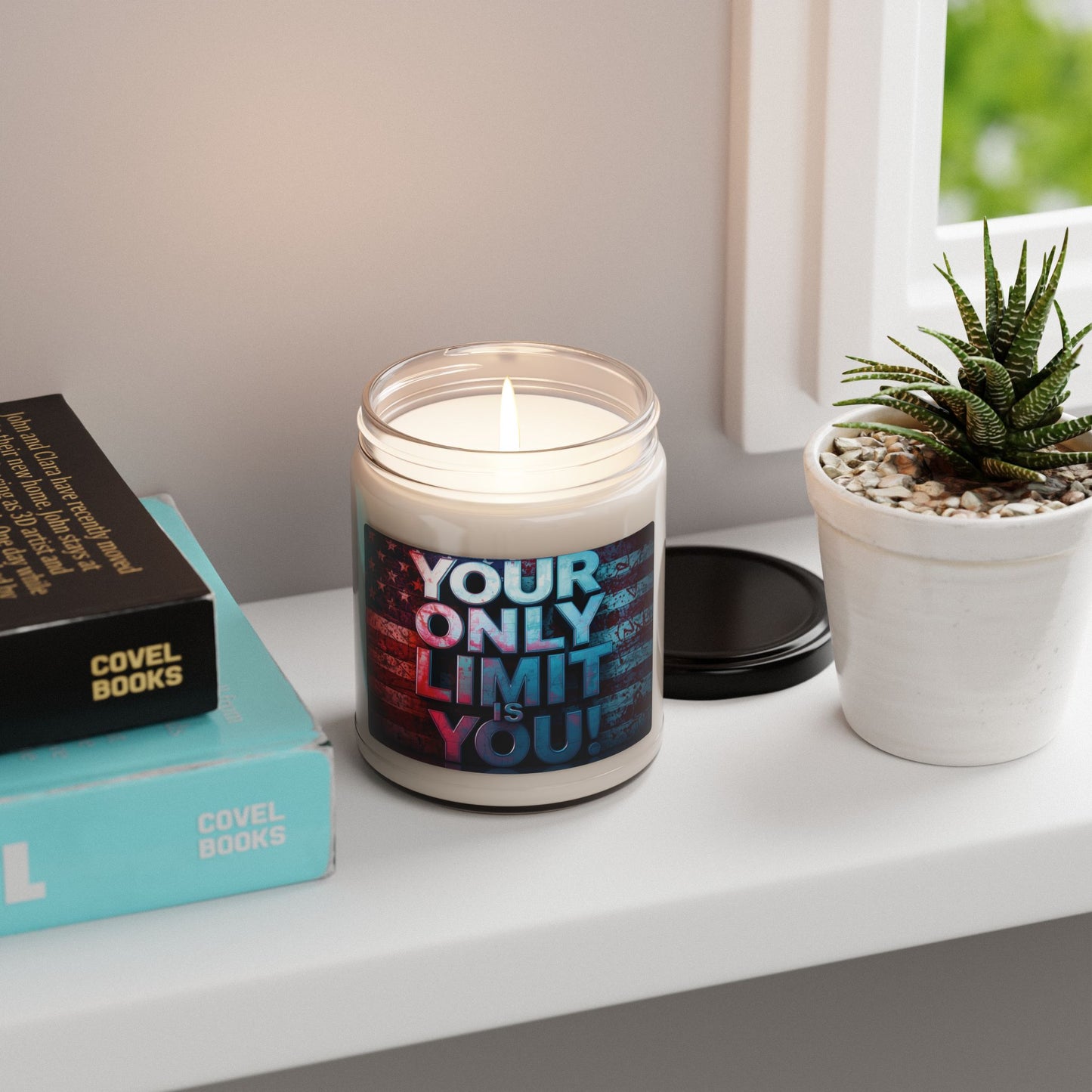 Soy Candle - Empowering Your Only Limit Is You! - Inspirational Home Decor, Motivational Gift