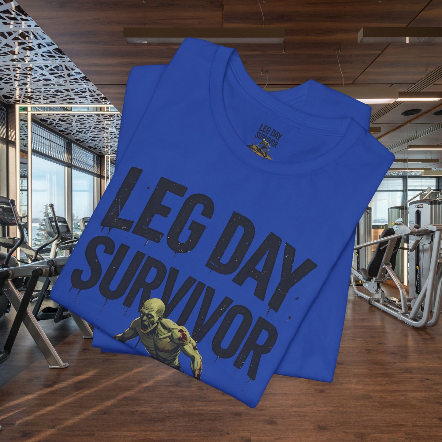 Leg Day Survivor Tee, Fitness Shirt, Workout Apparel, Gym Gift, Unisex Graphic Tee