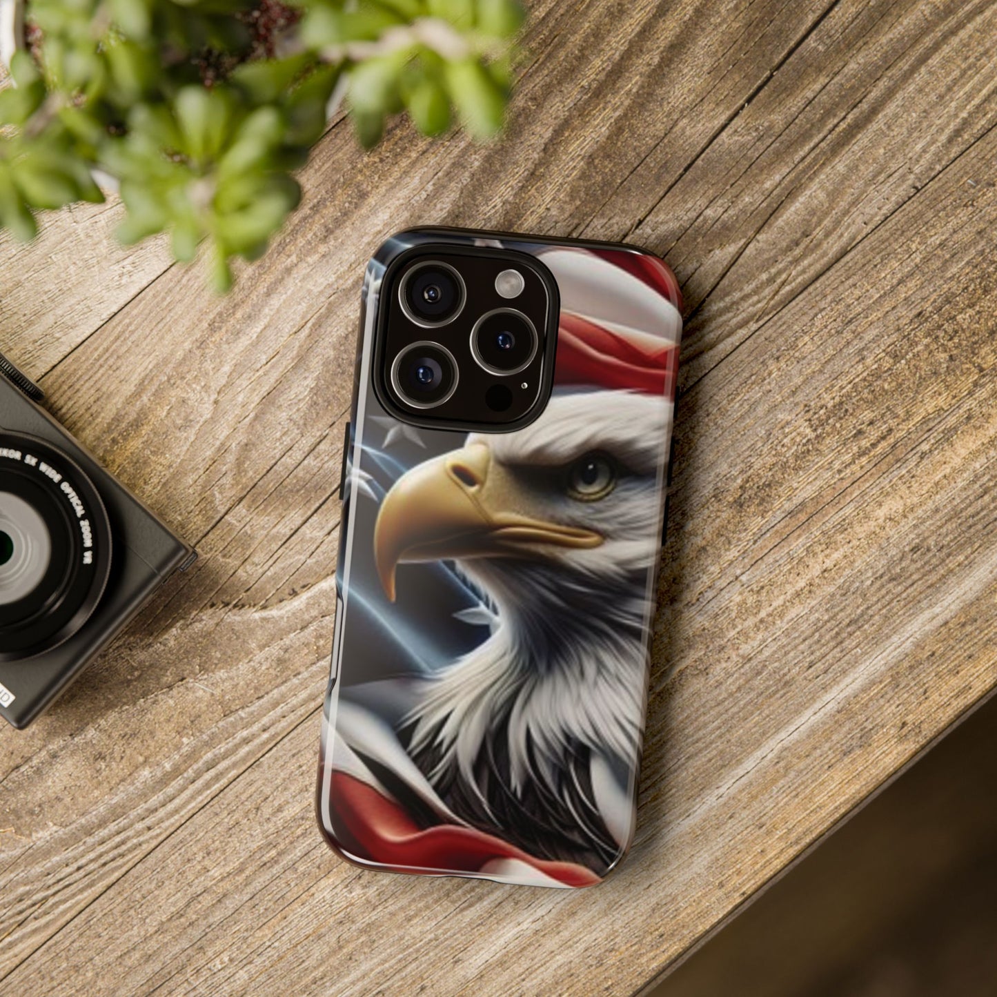 Patriotic Eagle Phone Case | Tough Cases for Nature Lovers, Gift for Veterans, Independence Day, Memorial Day