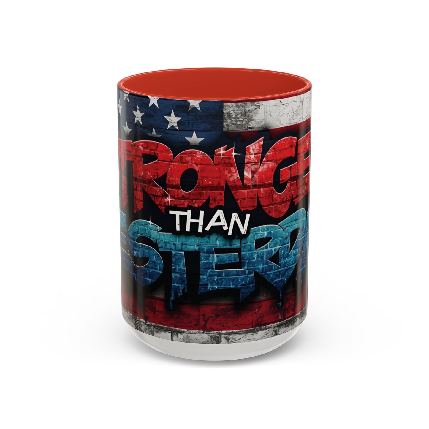 Eye-Catching - Stronger Than Yesterday Coffee Mug - Motivational Coffee Cup - Perfect Gift for Fitness Lovers - Entrepreneurs - & Daily Inspiration