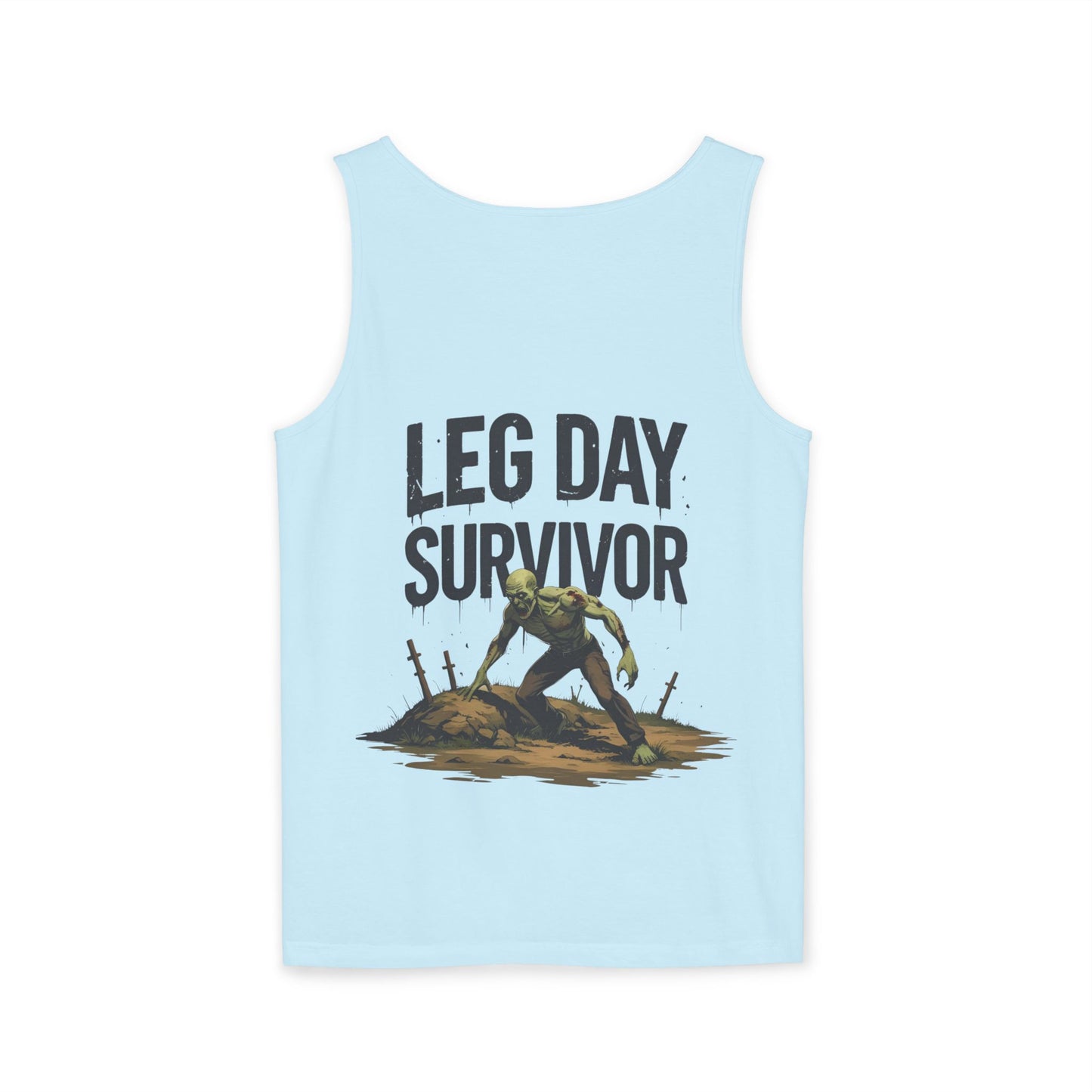 Leg Day Survivor Tank Top - Unisex Fitness Apparel, Gym Gear, Workout Clothing, Workout Gift, Funny Fitness Tee
