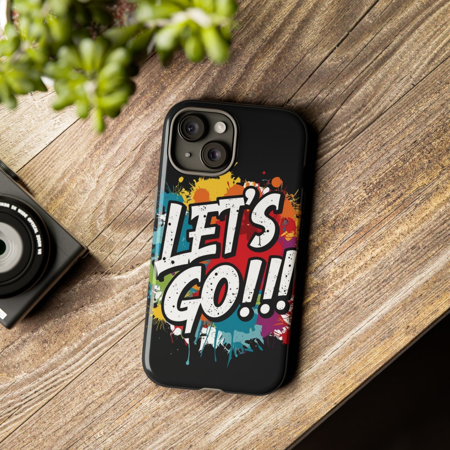 π₯Phone Case π₯ Colorful π₯ Let's Go! π₯ Tough Phone Case π₯ Vibrant Design π₯ iPhones 15 & 16 π₯ Birthday Gift π₯