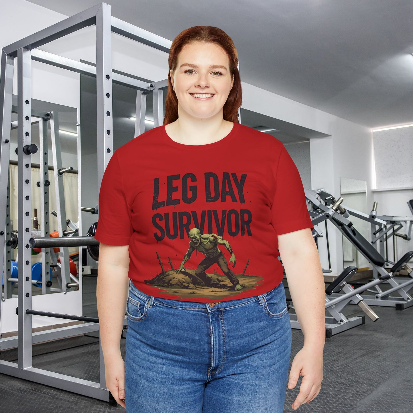 Leg Day Survivor Tee, Fitness Shirt, Workout Apparel, Gym Gift, Unisex Graphic Tee