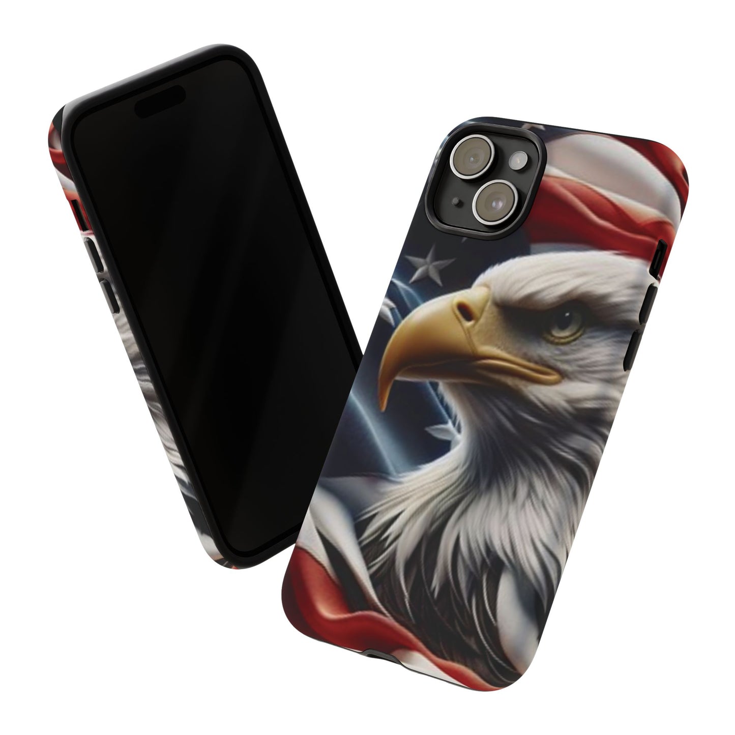 Patriotic Eagle Phone Case | Tough Cases for Nature Lovers, Gift for Veterans, Independence Day, Memorial Day