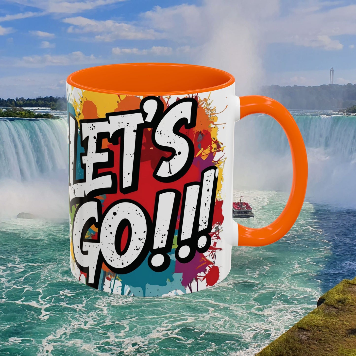 💥Vibrant 💥 Motivational 💥 Ceramic 💥 Coffee Mug 💥 Let's Go! 💥 Never or Now💥 Sizes 11oz 15oz💥 8 Different Colors To Choose From💥