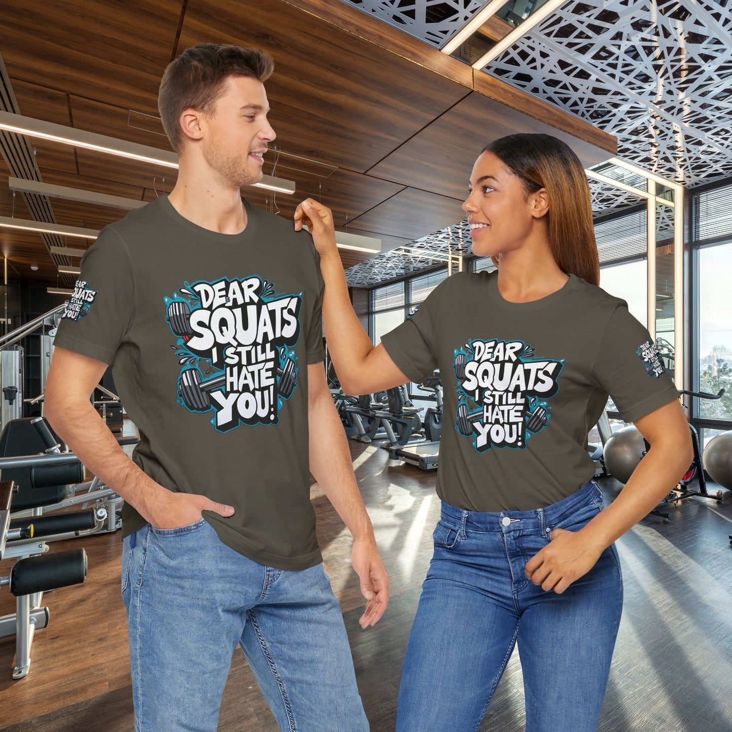Fit & Fun Unisex Tee - 'Dear Squats, I Still Hate You!'