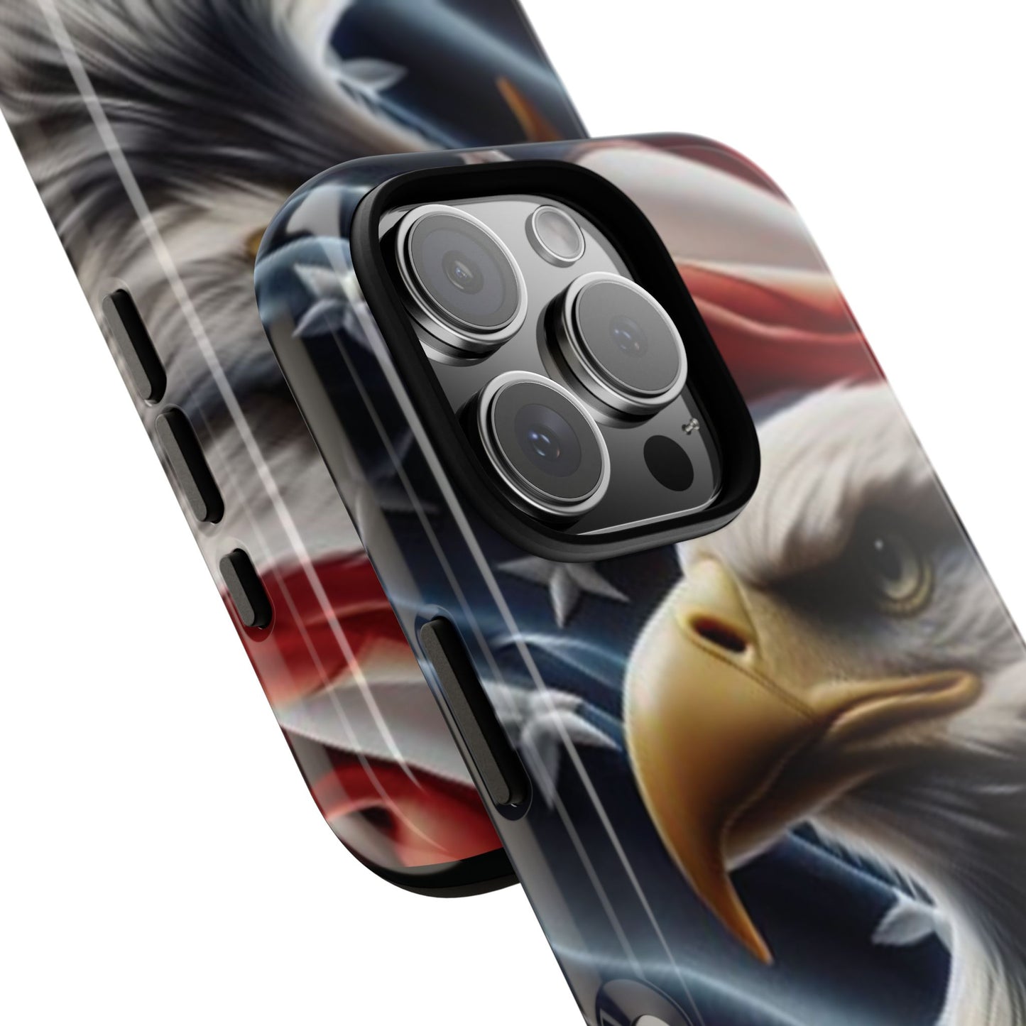 Patriotic Eagle Phone Case | Tough Cases for Nature Lovers, Gift for Veterans, Independence Day, Memorial Day