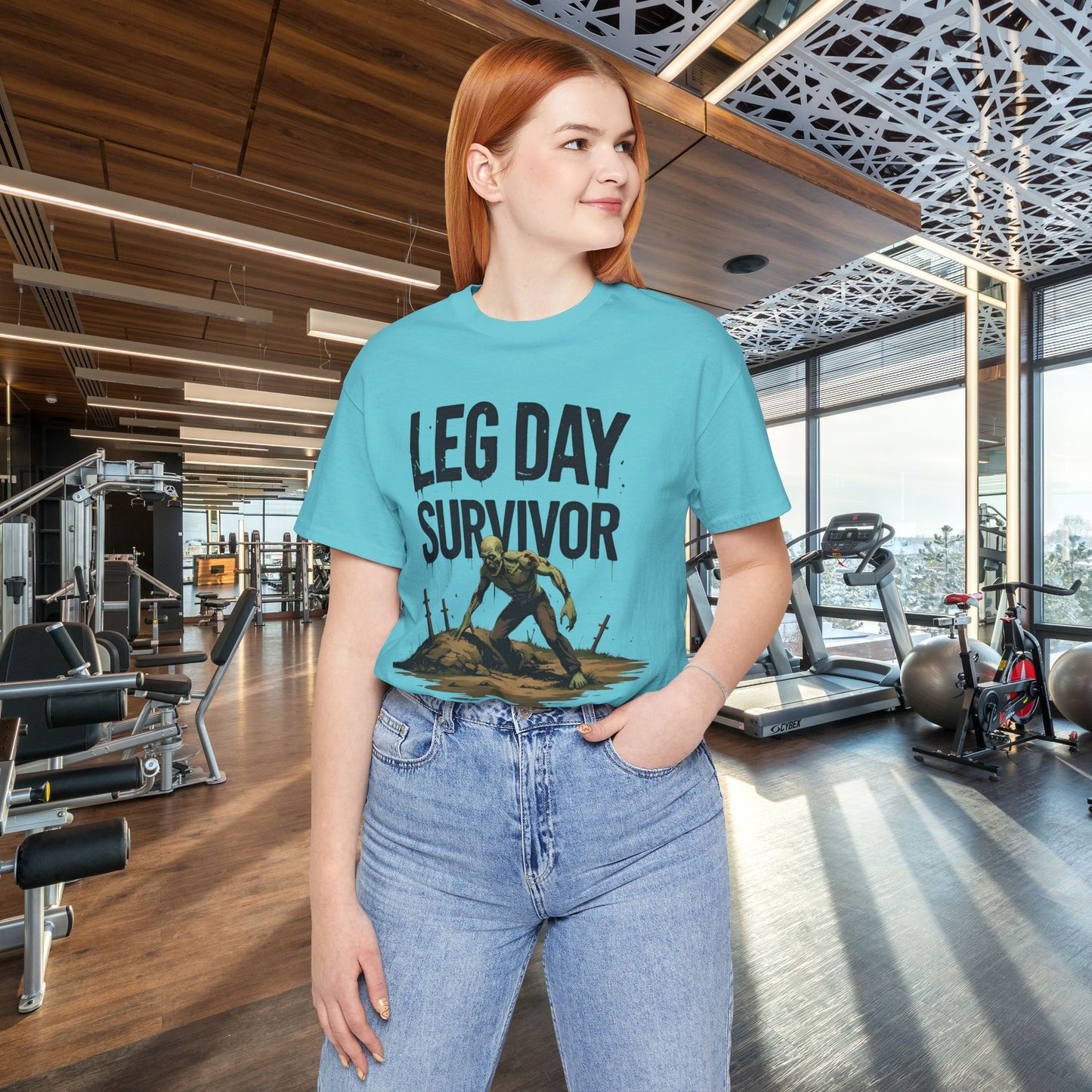 Leg Day Survivor Tee, Fitness Shirt, Workout Apparel, Gym Gift, Unisex Graphic Tee