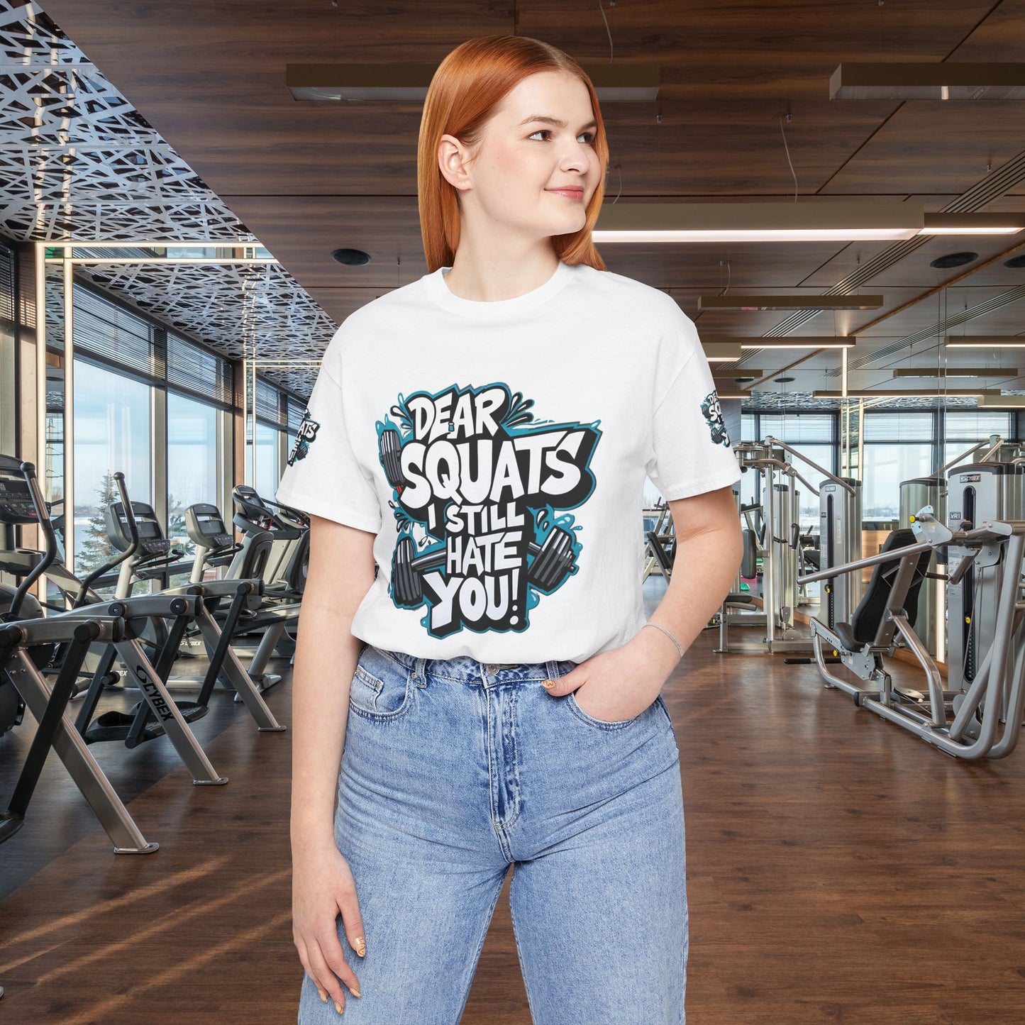 Fit & Fun Unisex Tee - 'Dear Squats, I Still Hate You!'