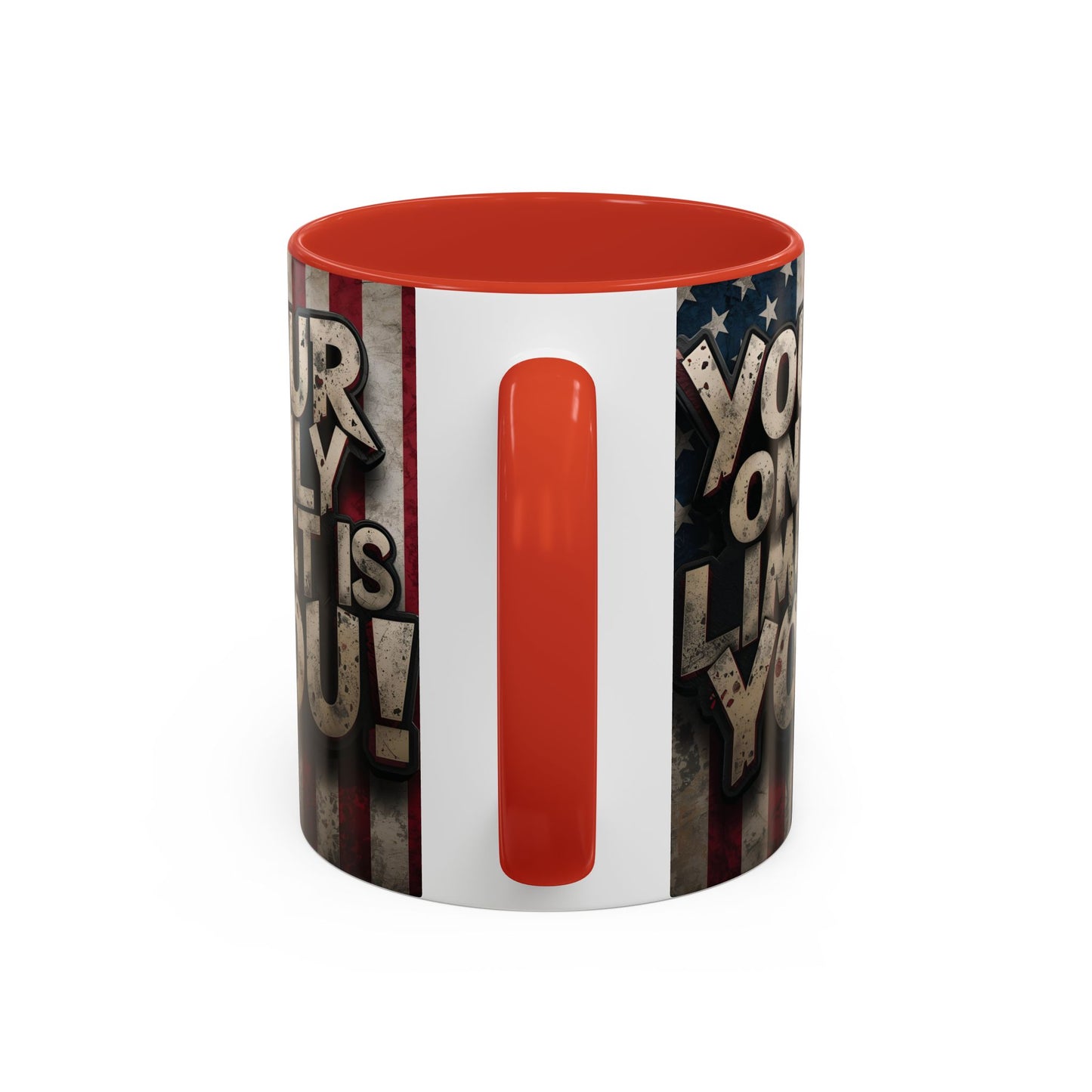 Patriotic Coffee Mug - Motivational Quote - Your Only Limit Is You!, - Perfect Gift for Veterans, Independence Day, Coffee Lovers, Inspirational Decor
