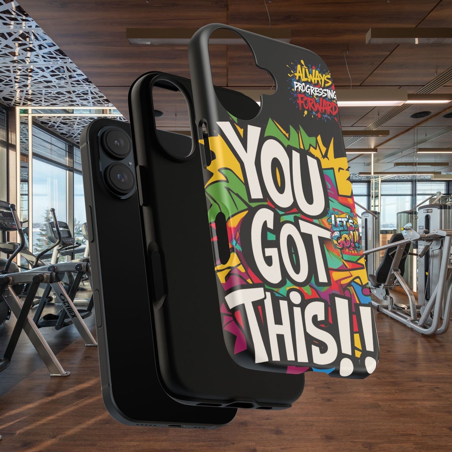 Vibrant Motivational Tough Cell Phone Cases