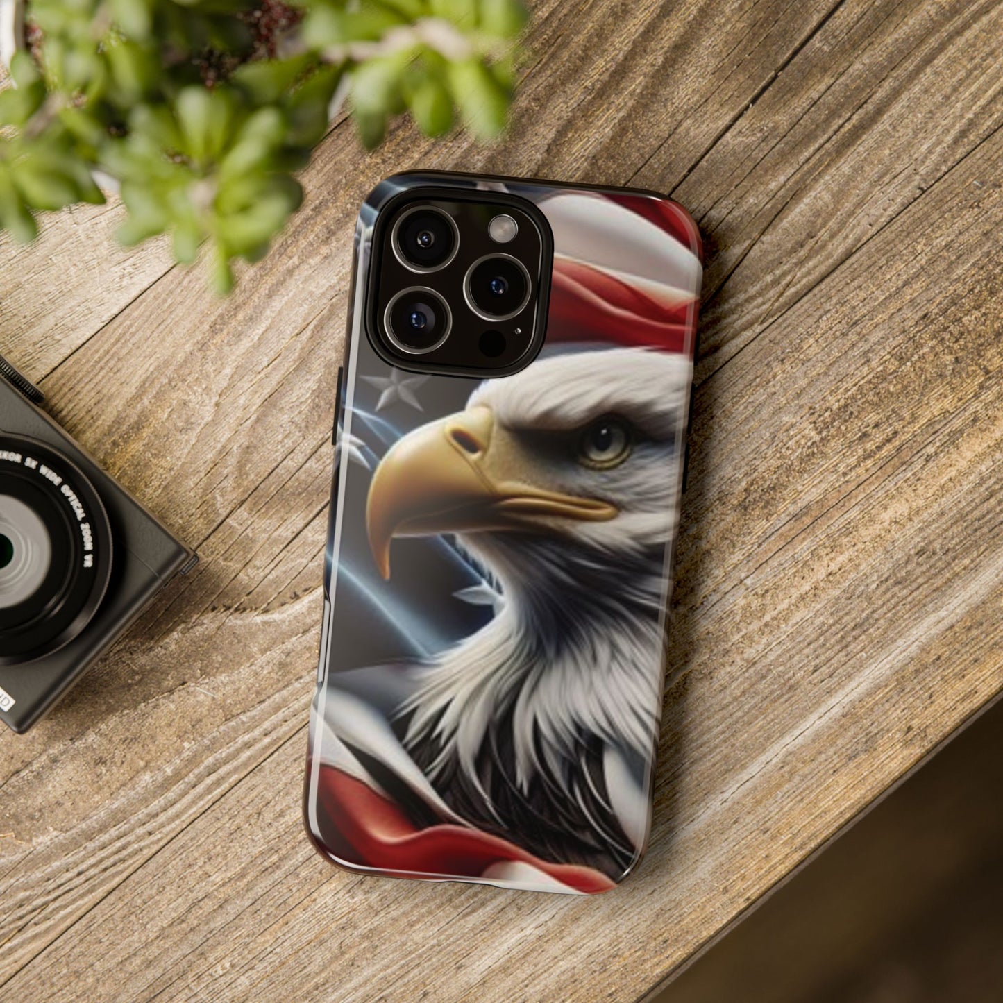 Patriotic Eagle Phone Case | Tough Cases for Nature Lovers, Gift for Veterans, Independence Day, Memorial Day