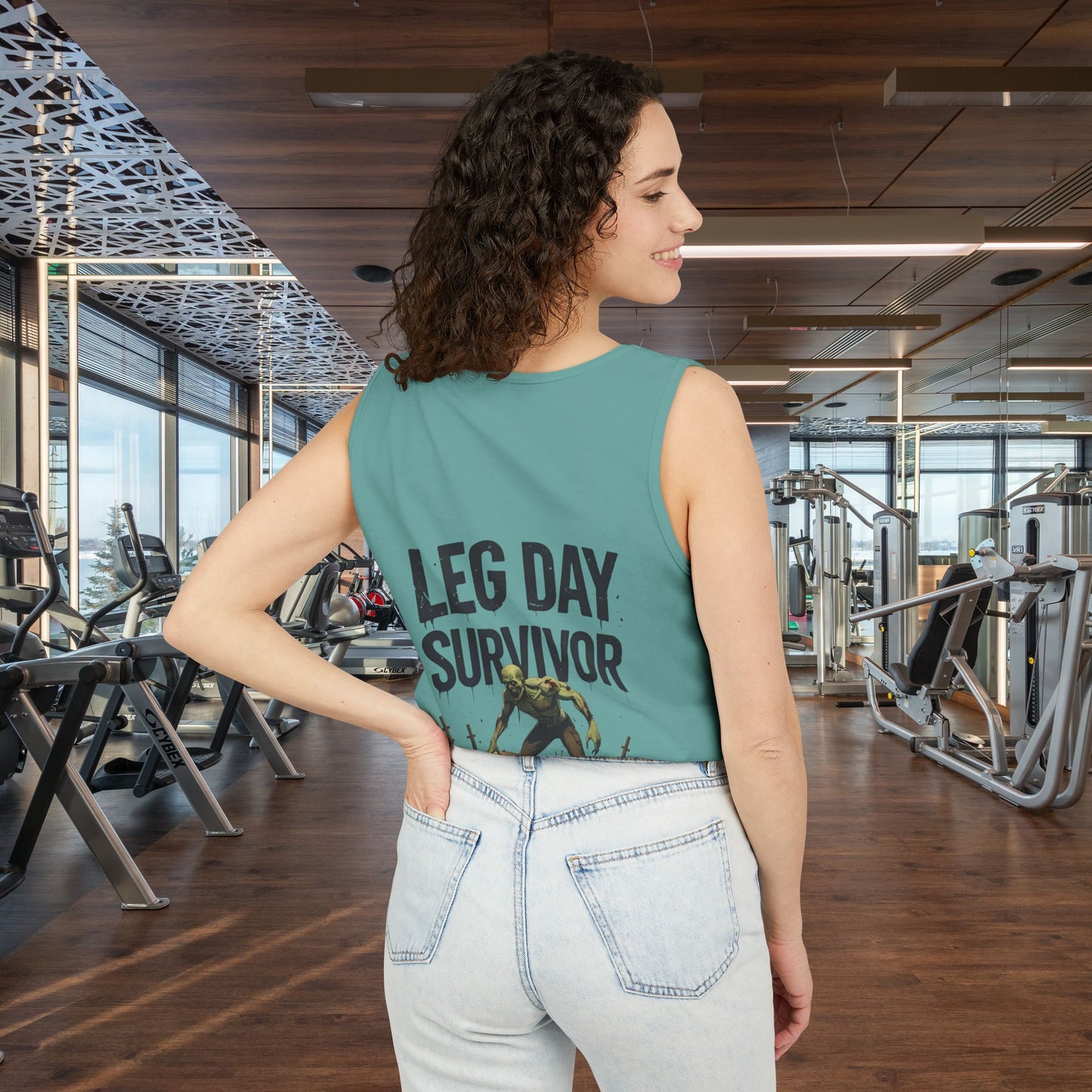 Leg Day Survivor Tank Top - Unisex Fitness Apparel, Gym Gear, Workout Clothing, Workout Gift, Funny Fitness Tee
