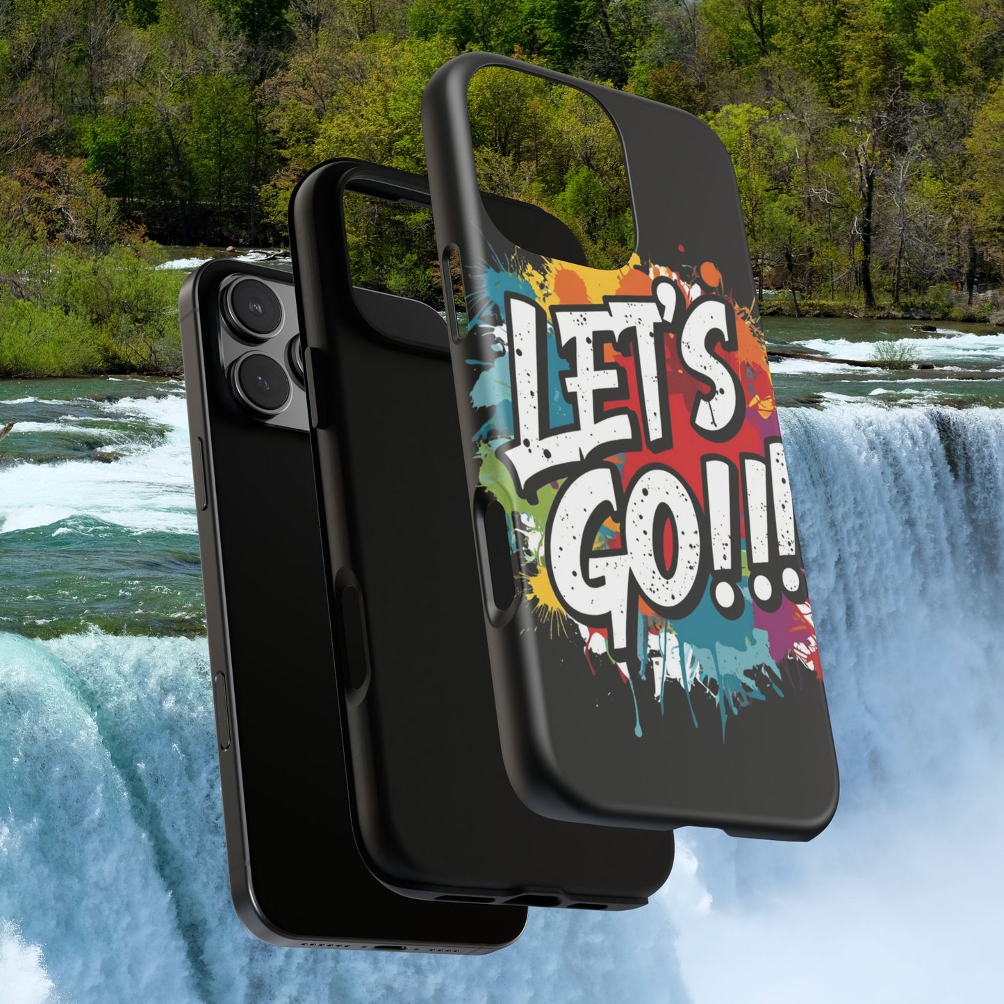 π₯Phone Case π₯ Colorful π₯ Let's Go! π₯ Tough Phone Case π₯ Vibrant Design π₯ iPhones 15 & 16 π₯ Birthday Gift π₯