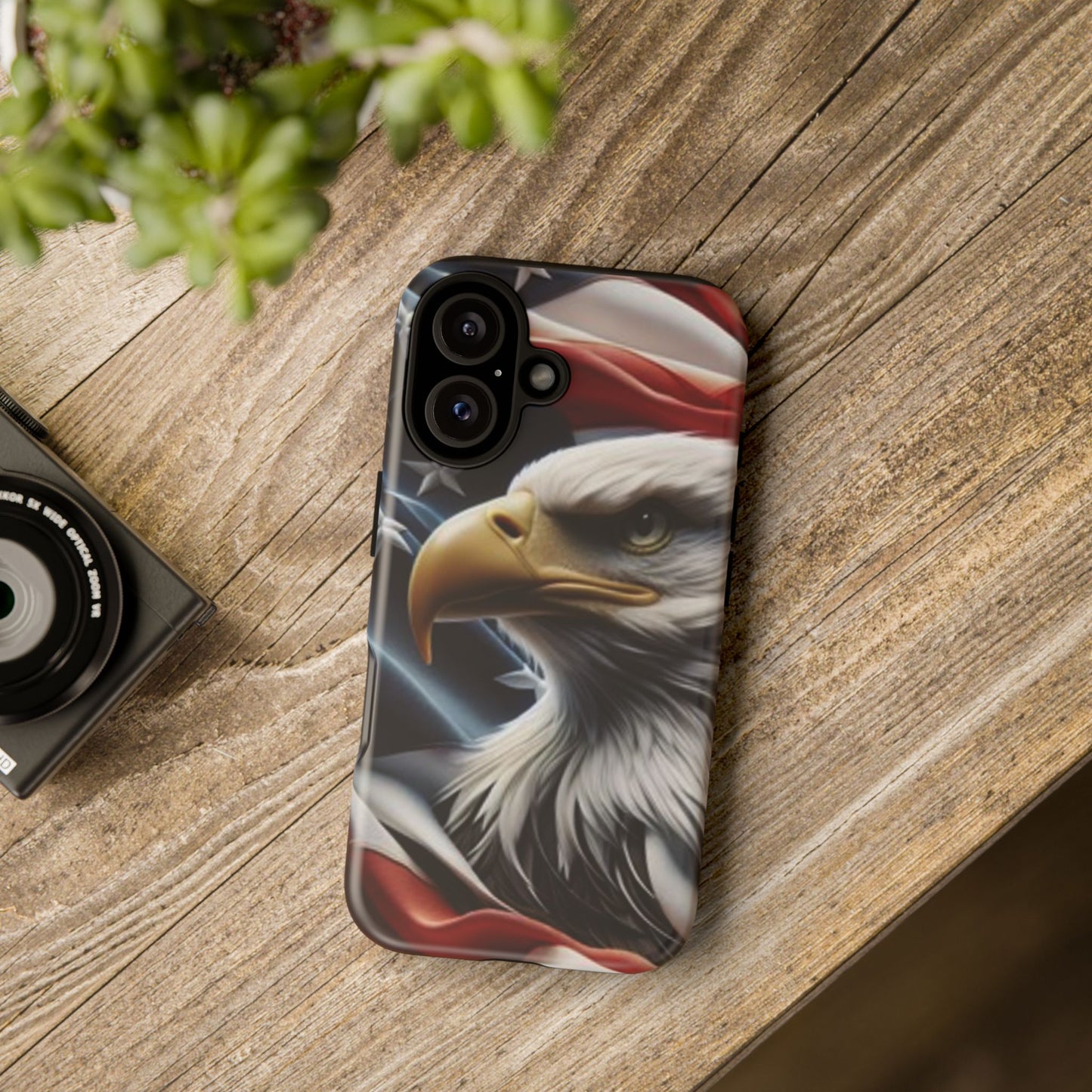 Patriotic Eagle Phone Case | Tough Cases for Nature Lovers, Gift for Veterans, Independence Day, Memorial Day