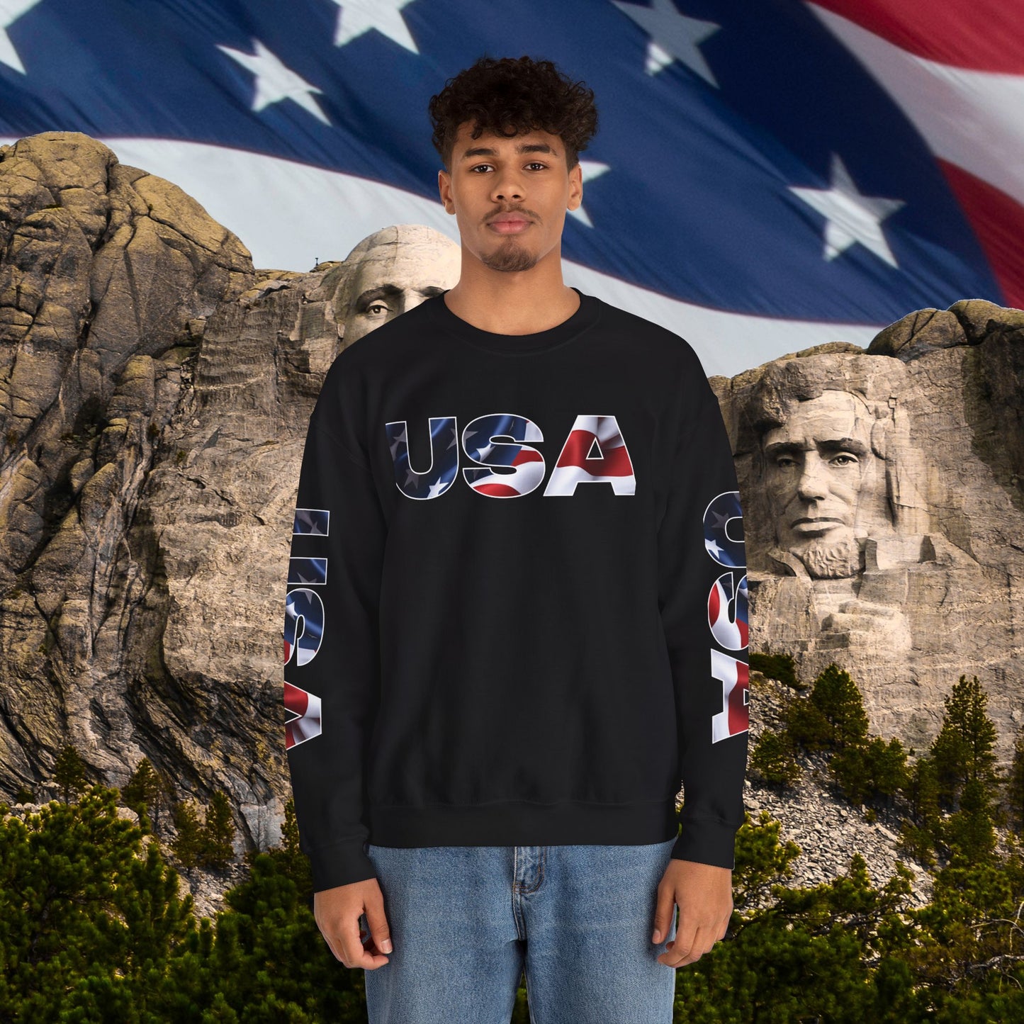 ๐บ๐ธ Patriotic ๐บ๐ธ USA ๐บ๐ธ Crewneck ๐บ๐ธ Sweatshirt ๐บ๐ธ Unisex ๐บ๐ธ Heavy Blend ๐บ๐ธ Sizes US S-5XL ๐บ๐ธ