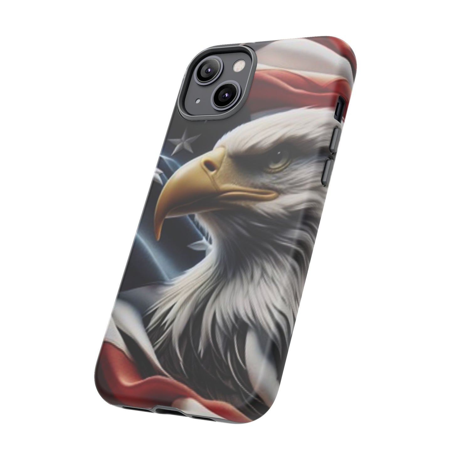 Patriotic Eagle Phone Case | Tough Cases for Nature Lovers, Gift for Veterans, Independence Day, Memorial Day