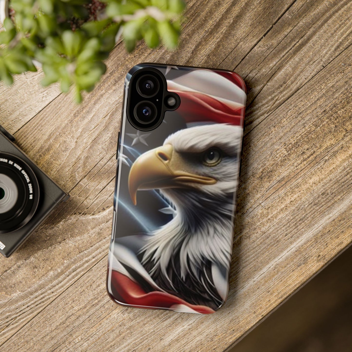 Patriotic Eagle Phone Case | Tough Cases for Nature Lovers, Gift for Veterans, Independence Day, Memorial Day