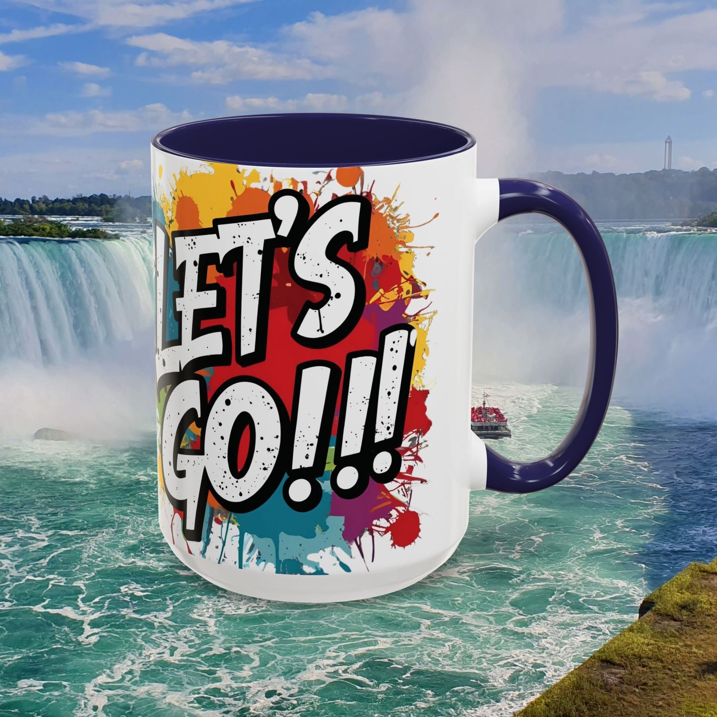💥Vibrant 💥 Motivational 💥 Ceramic 💥 Coffee Mug 💥 Let's Go! 💥 Never or Now💥 Sizes 11oz 15oz💥 8 Different Colors To Choose From💥
