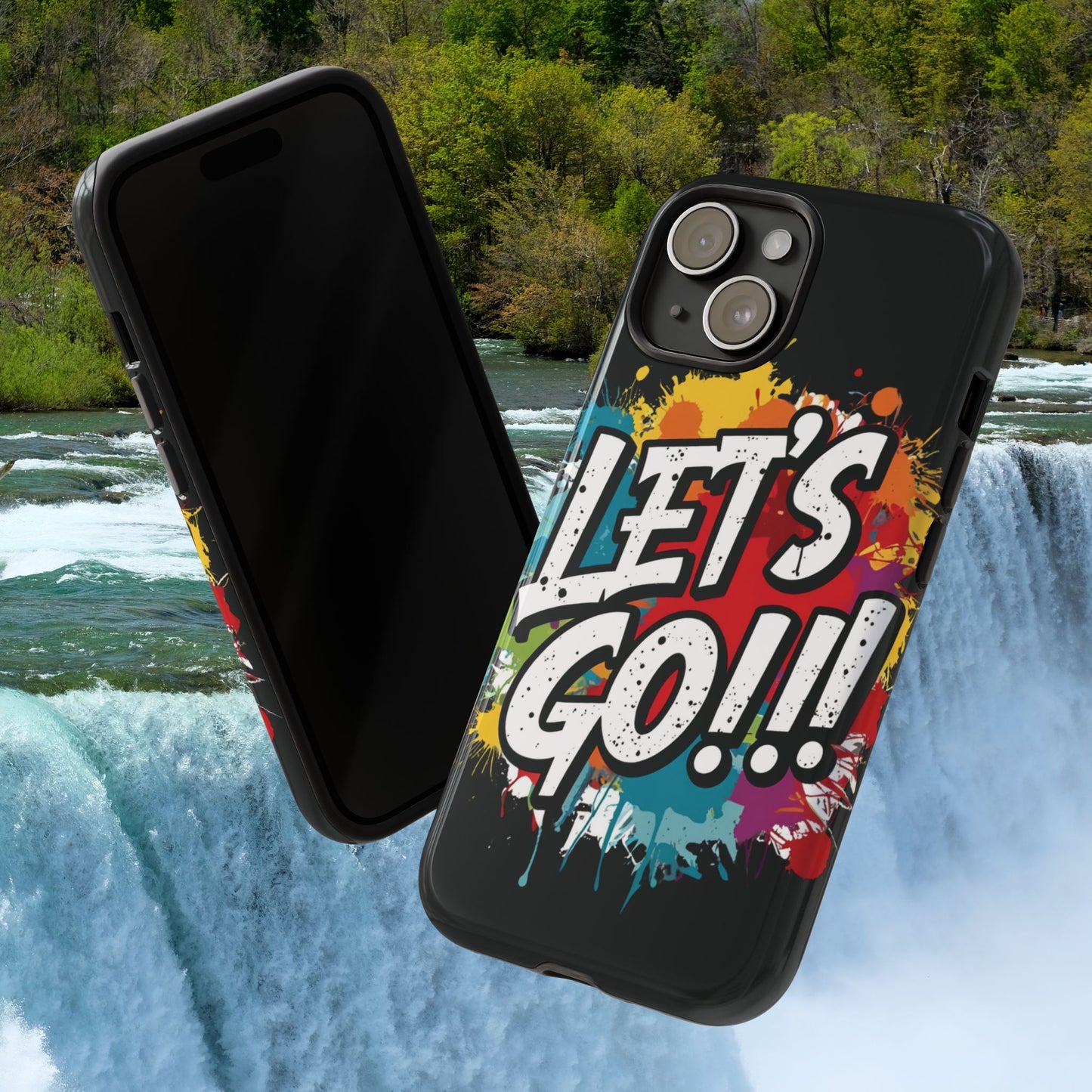 π₯Phone Case π₯ Colorful π₯ Let's Go! π₯ Tough Phone Case π₯ Vibrant Design π₯ iPhones 15 & 16 π₯ Birthday Gift π₯