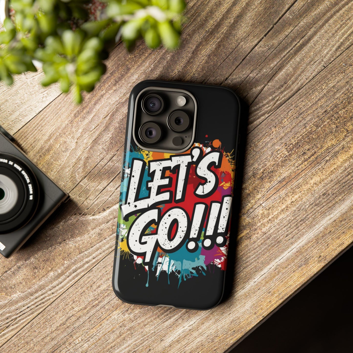 π₯Phone Case π₯ Colorful π₯ Let's Go! π₯ Tough Phone Case π₯ Vibrant Design π₯ iPhones 15 & 16 π₯ Birthday Gift π₯