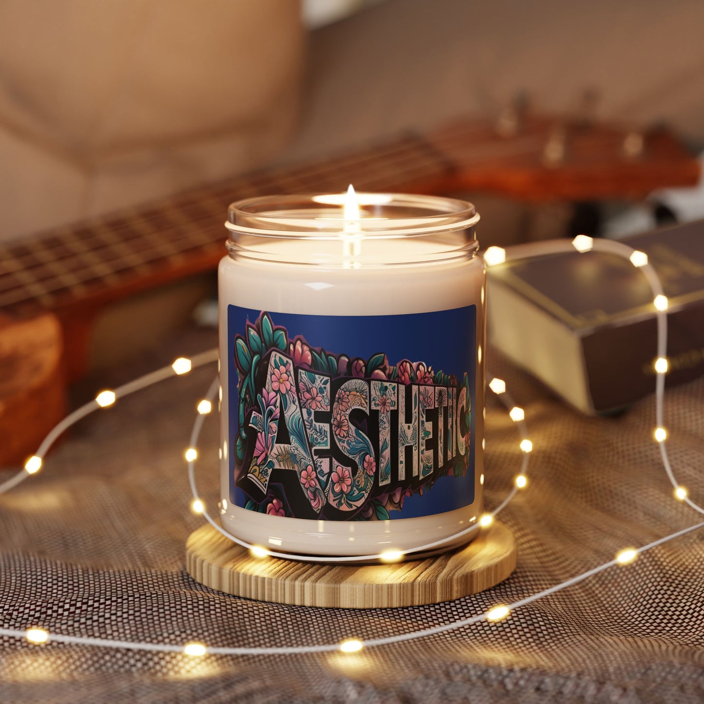 Aesthetic - Floral - 9oz - Soy Candles - Eco- Friendly Non Toxic - 9 Scented - 1 Unscented