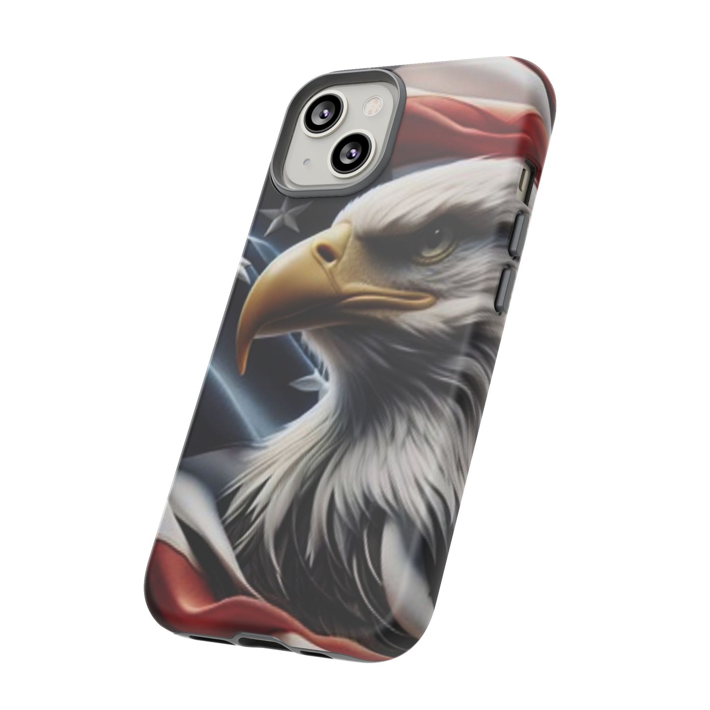 Patriotic Eagle Phone Case | Tough Cases for Nature Lovers, Gift for Veterans, Independence Day, Memorial Day