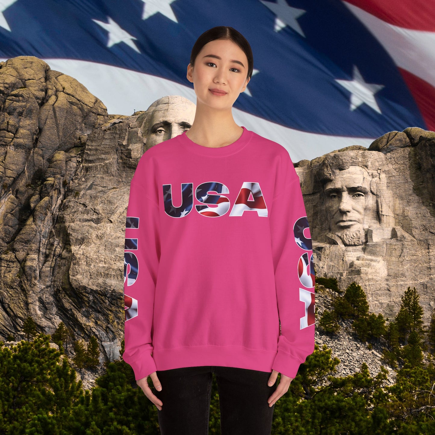 ๐บ๐ธ Patriotic ๐บ๐ธ USA ๐บ๐ธ Crewneck ๐บ๐ธ Sweatshirt ๐บ๐ธ Unisex ๐บ๐ธ Heavy Blend ๐บ๐ธ Sizes US S-5XL ๐บ๐ธ