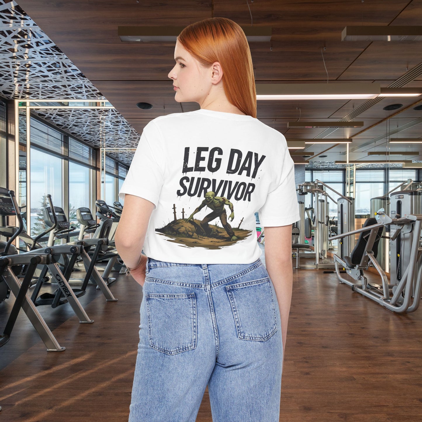 Leg Day Survivor Tee, Fitness Shirt, Workout Apparel, Gym Gift, Unisex Graphic Tee