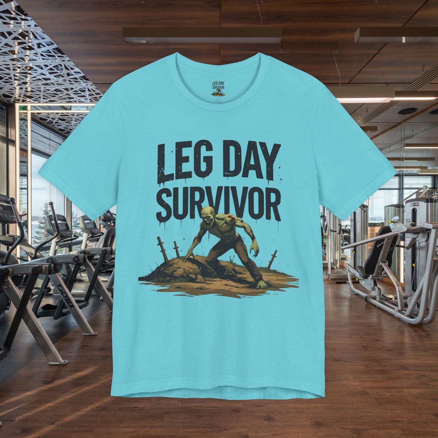 Leg Day Survivor Tee, Fitness Shirt, Workout Apparel, Gym Gift, Unisex Graphic Tee