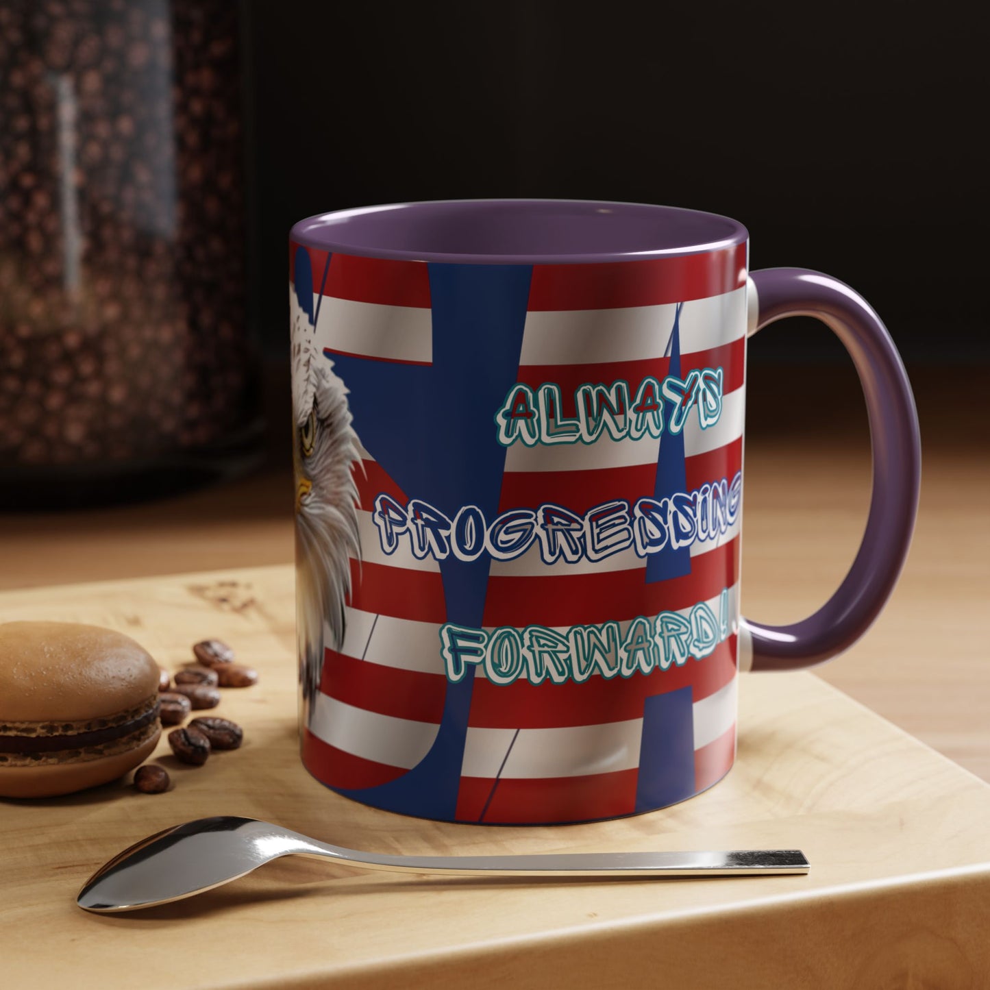 πΊπΈ Eye-Catching πΊπΈ Patriotic πΊπΈ Bald Eagle πΊπΈ Red White & Blue πΊπΈ USA πΊπΈ Accent Coffee Mug πΊπΈπΊπΈ 11oz & πΊπΈ 15oz πΊπΈ Sizes πΊπΈ 8 Color Options πΊπΈ Red πΊπΈ Black πΊπΈ Light Blue πΊπΈ Yellow πΊπΈ Orange πΊπΈ Navy πΊπΈ Pink πΊπΈ Purple